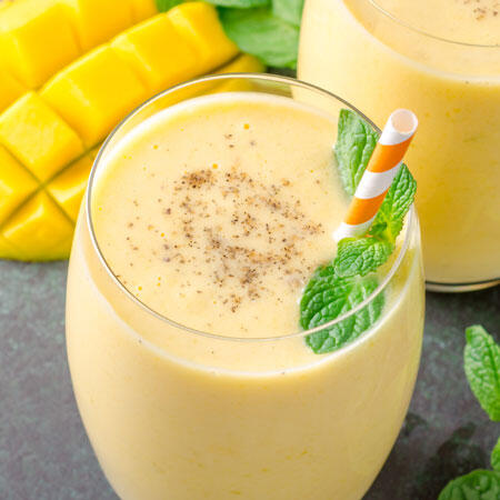 Exotisches Mango Lassi