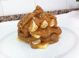 Bananen-sinaasappel dadelcake