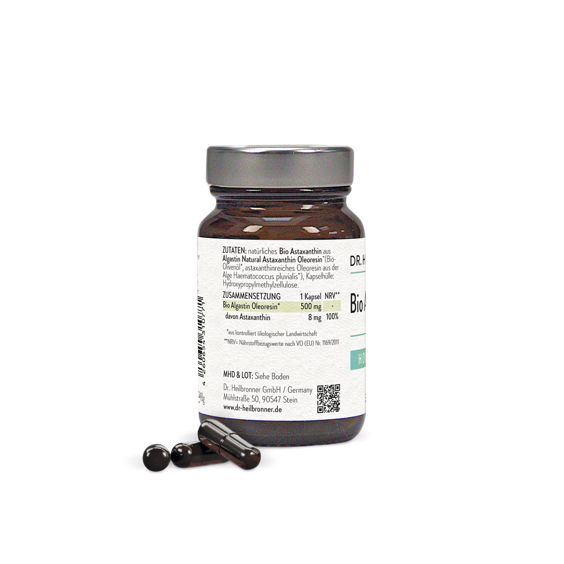 Dr. Heilbronner Bio Astaxanthin 8 mg, 30 Kapseln
