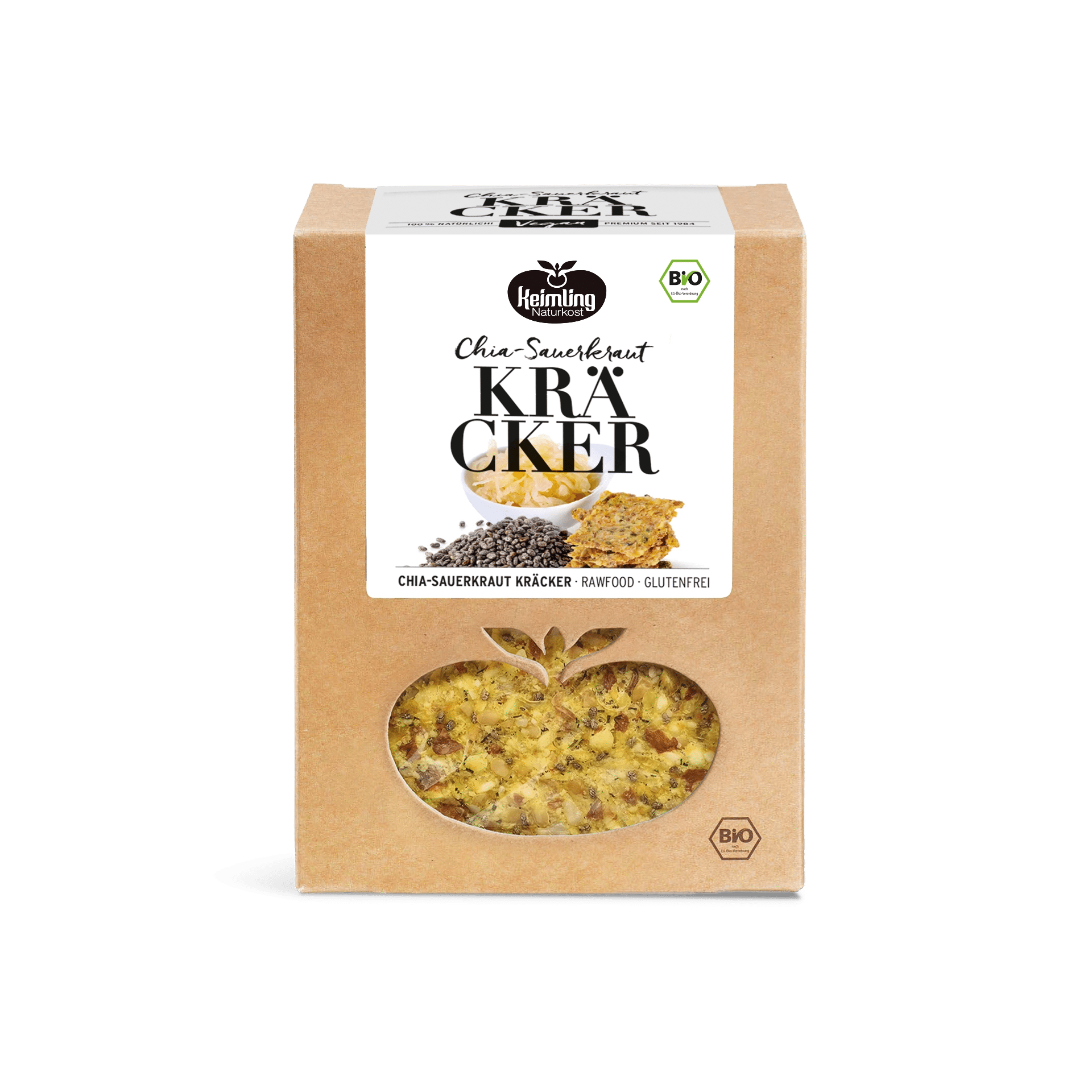 Chia-Sauerkraut Kräcker