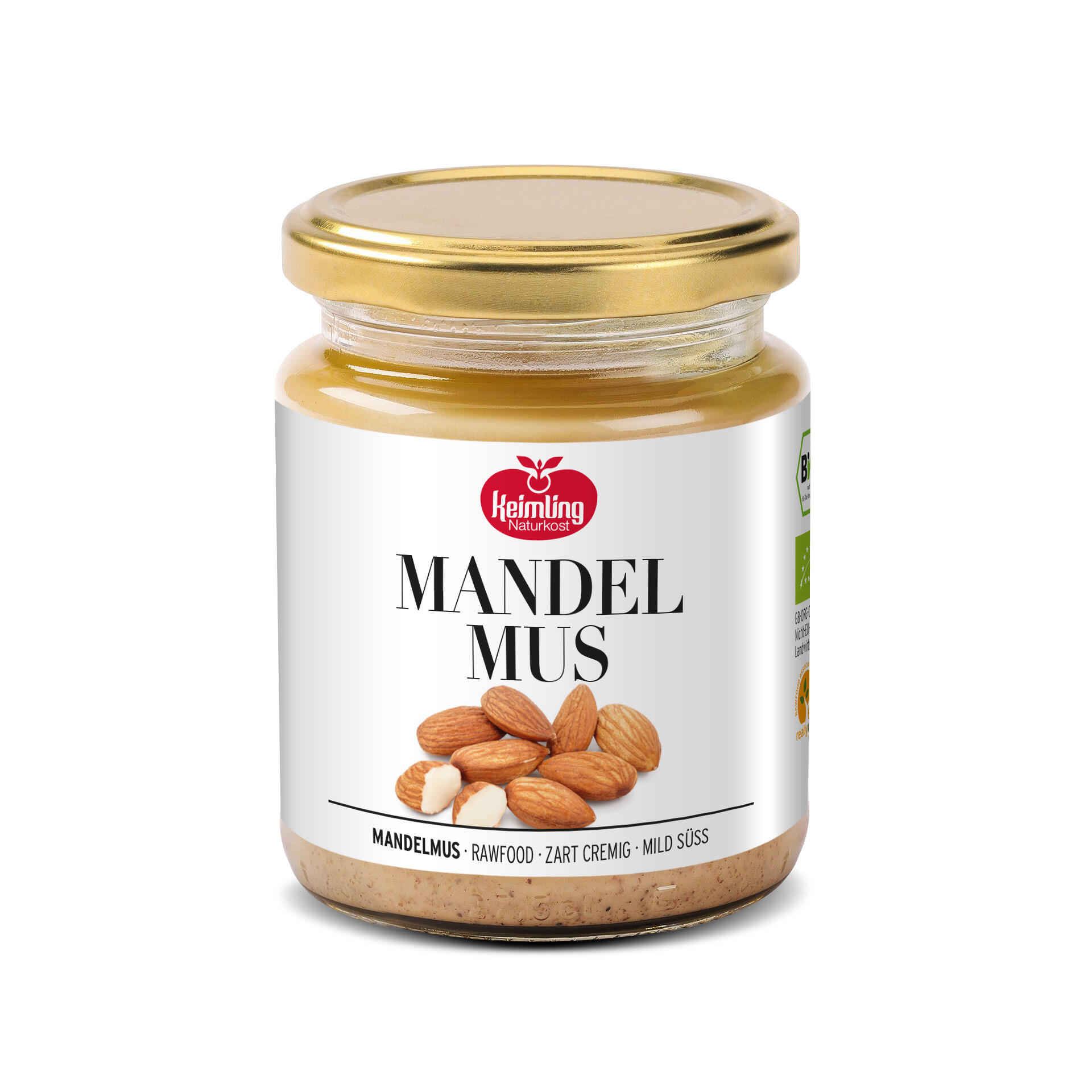 Rohkost Mandelmus, braun 250 g