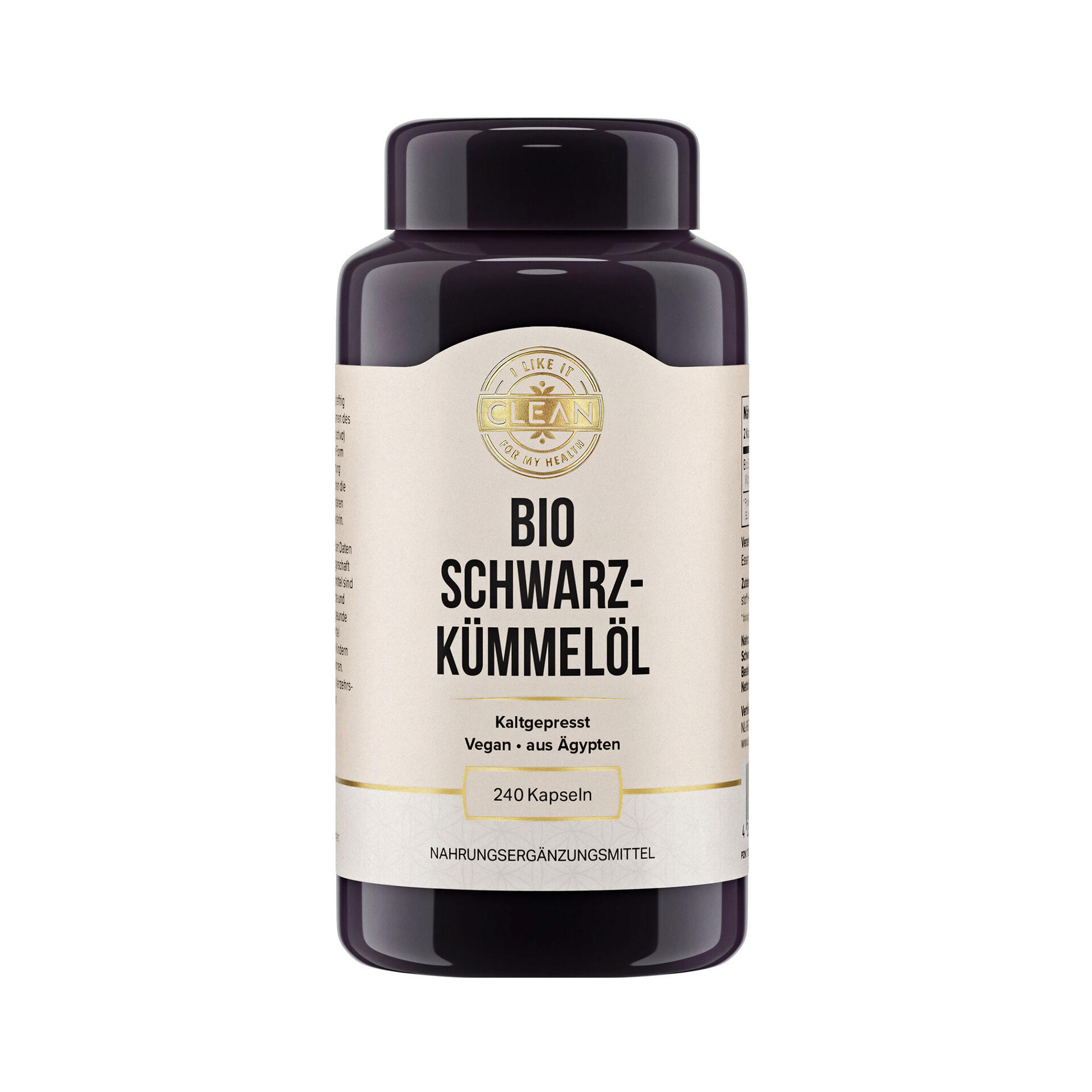 Schwarzkümmelöl, bio 240 Kapseln