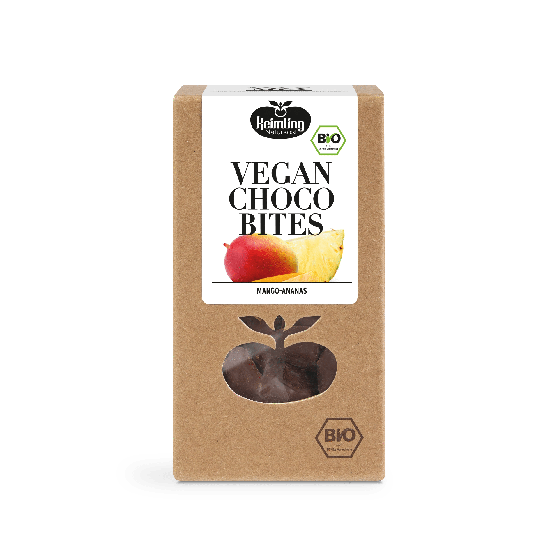 Vegan Choco Bites Mango-Ananas, bio 100 g