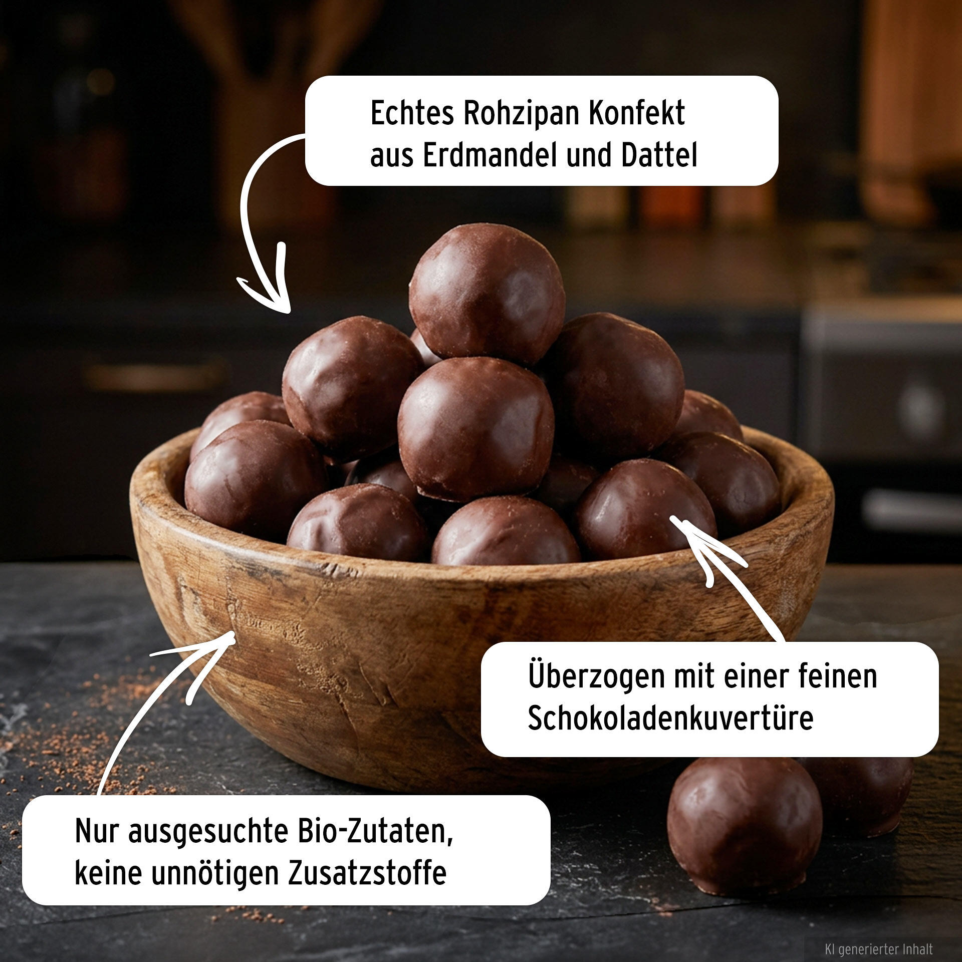 Vegan Choco Bites rawzipan, organic 200 g