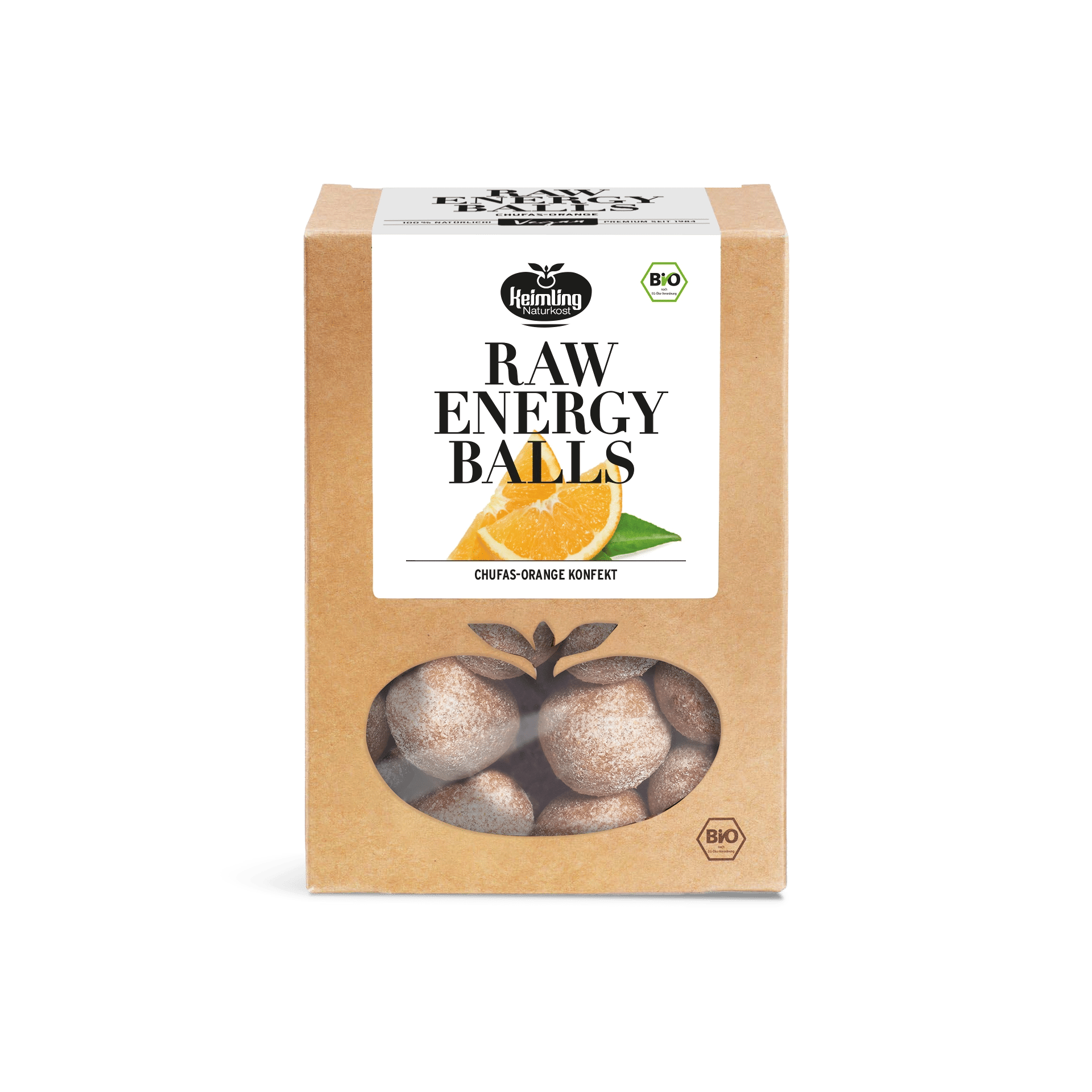 Raw Energy Balls Chufas-Orange