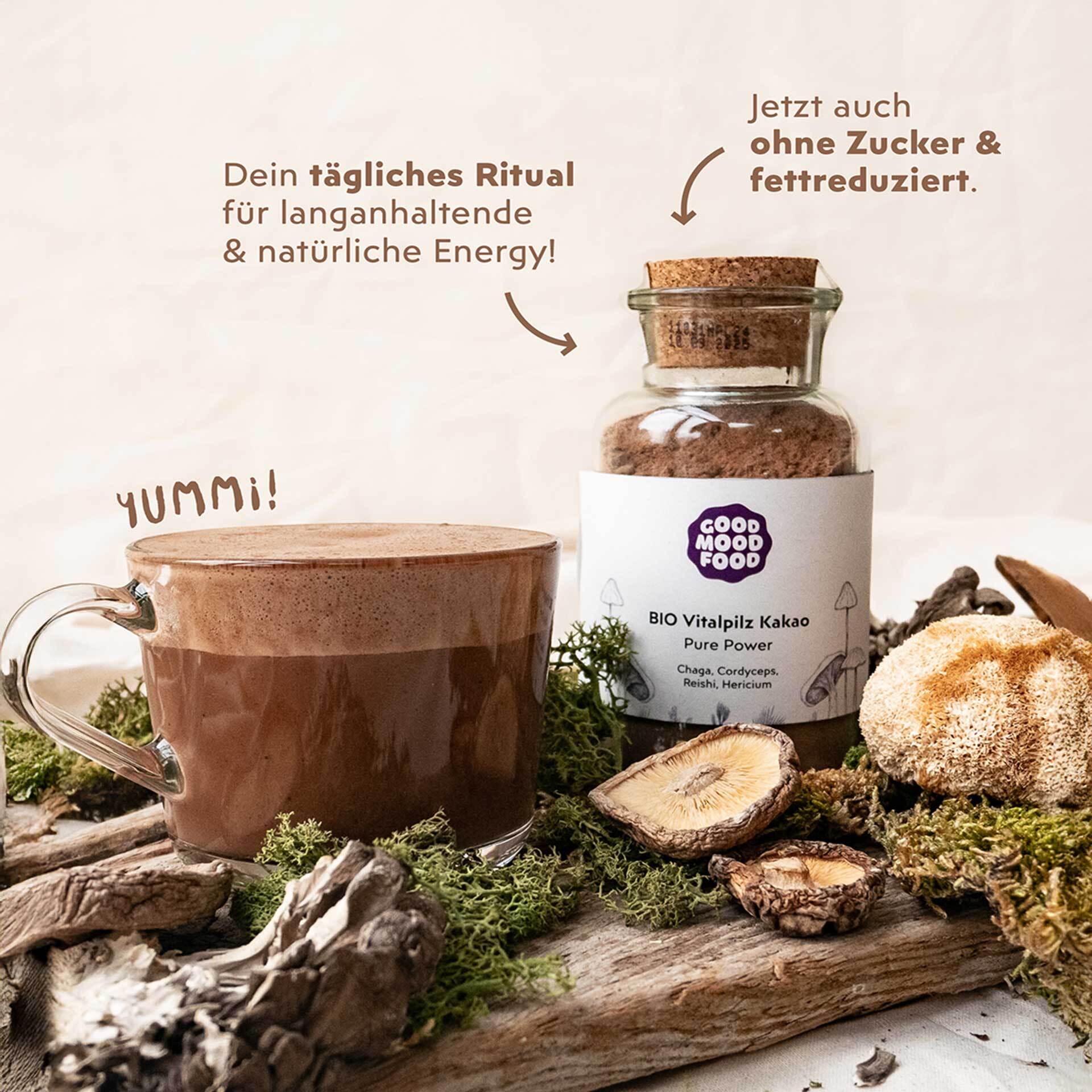 Vital Mushroom Cocoa Pure Power, organic 120 g