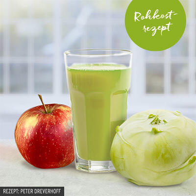 Rohkost-Rezept: Kohrabi Power
