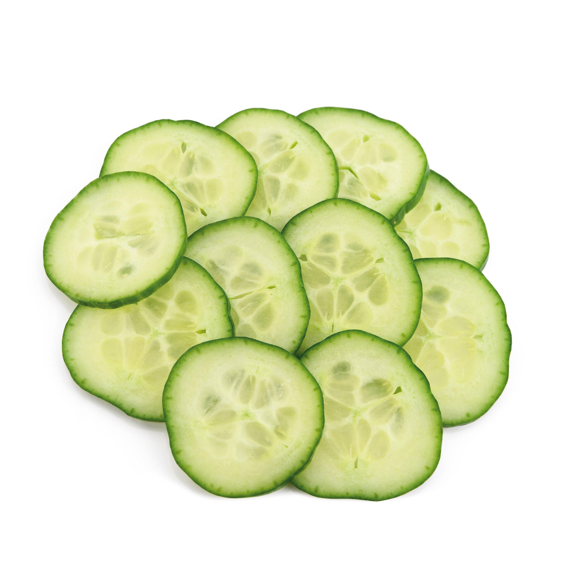 Gurkenscheiben aus Profi-Mandoline