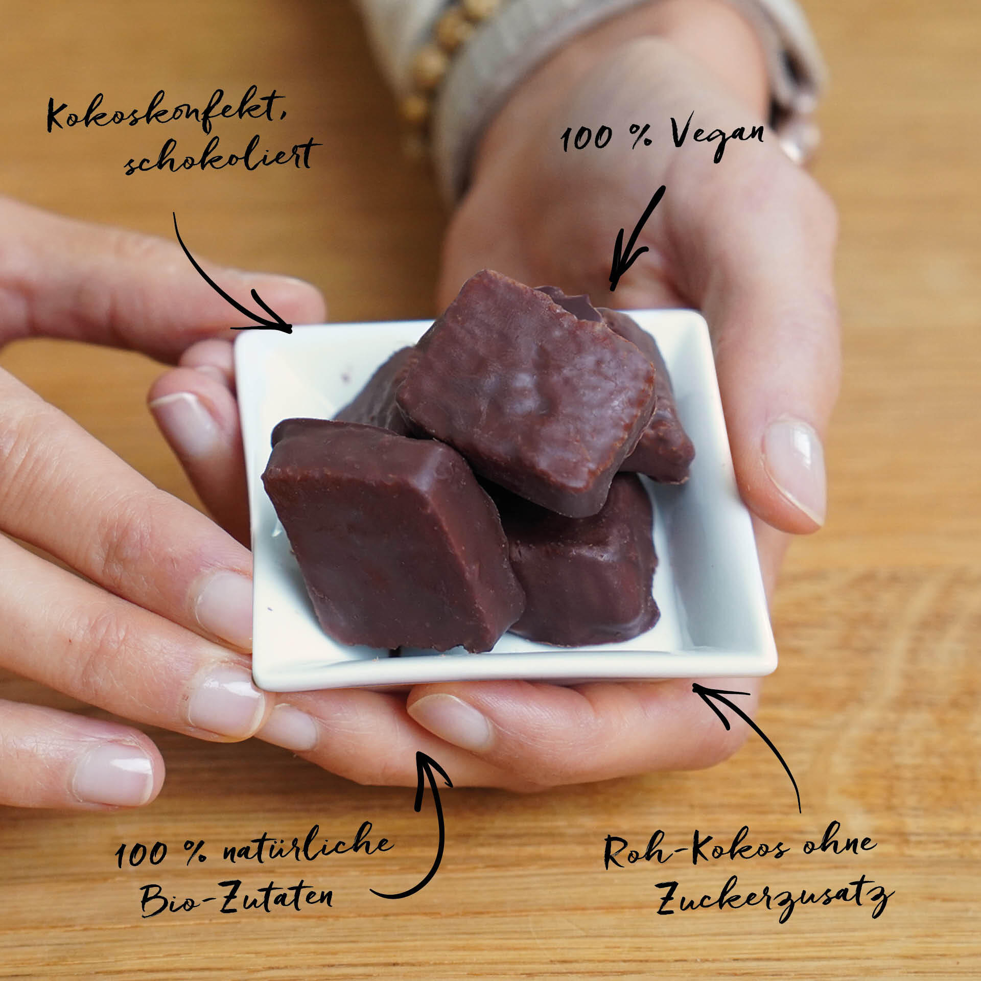 Vegan Choco Bites Kokos, bio 200 g