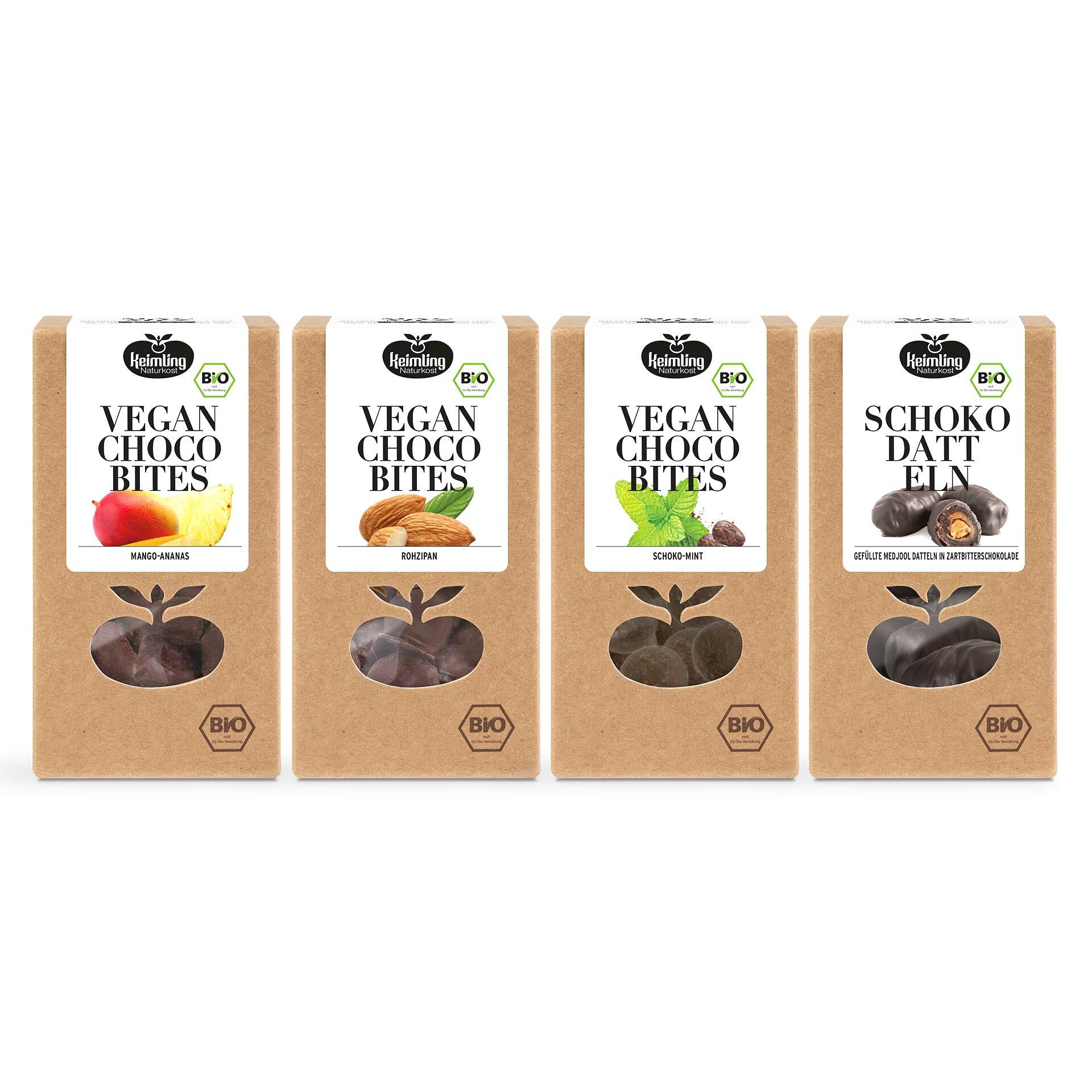 Probierset Schoko Konfekte, bio 390 g