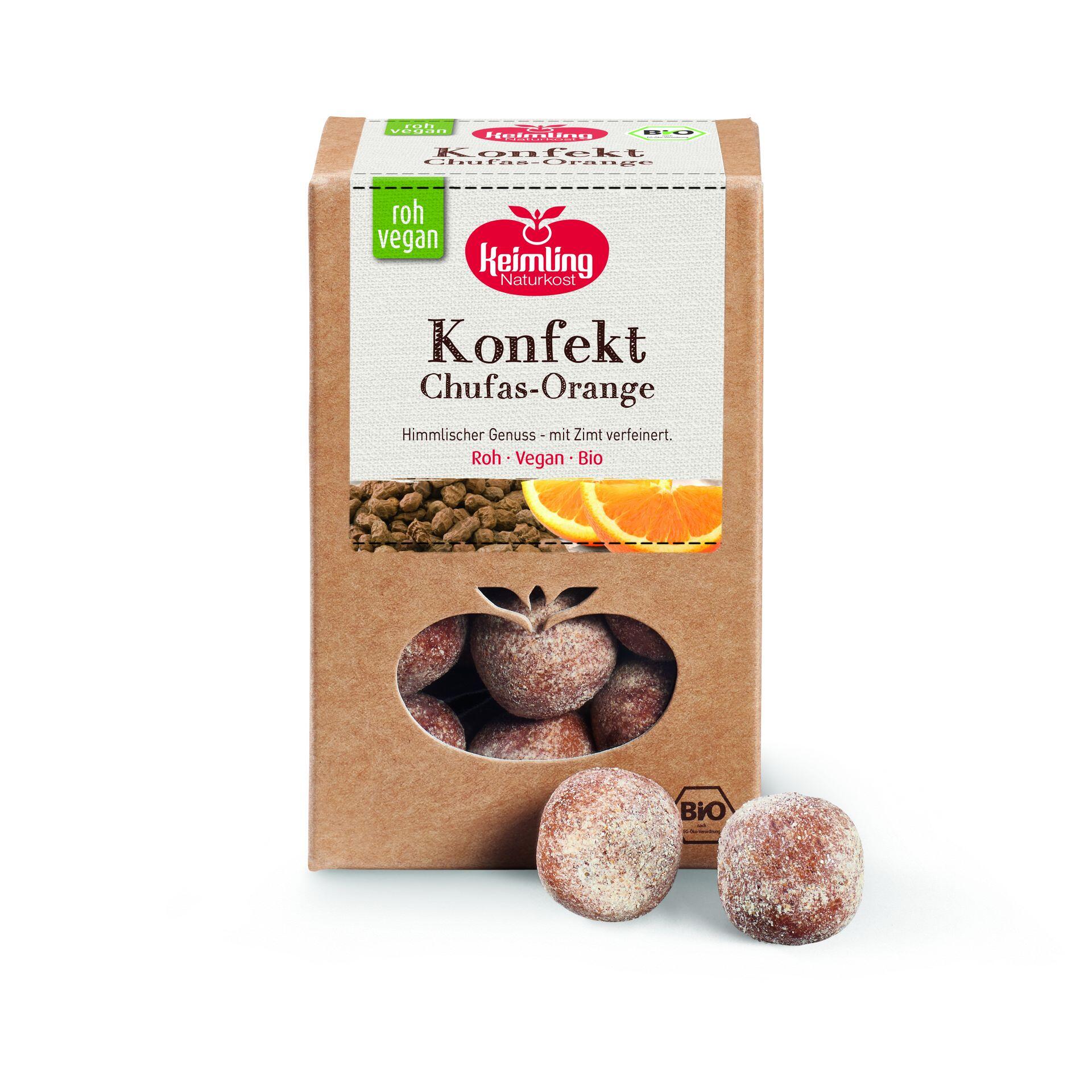 Rohkost Konfekt Chufa Orange 500g