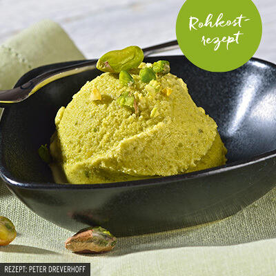 Rohkost-Rezept: Pistazieneis