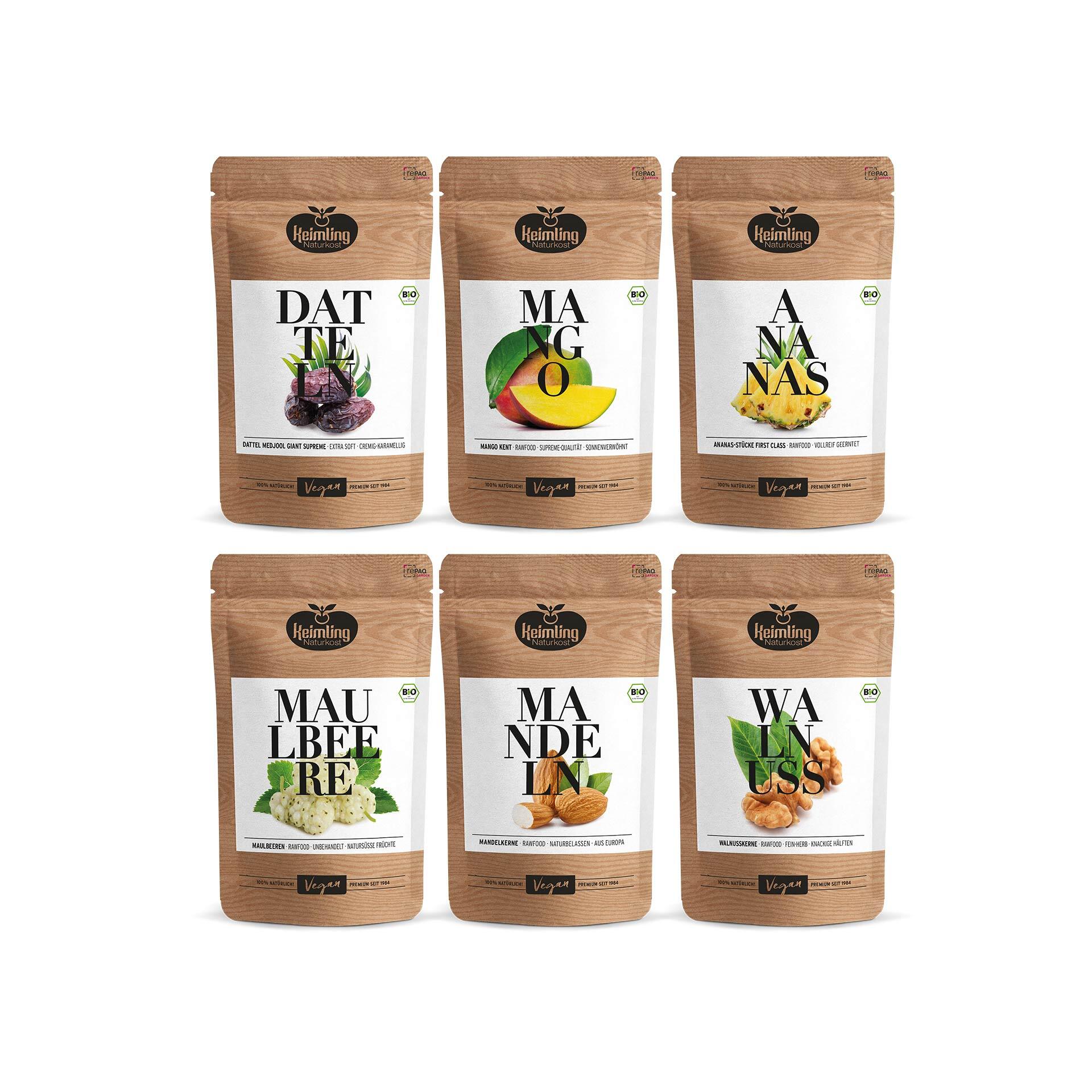 Topseller Set Trockenfrüchte & Nüsse, bio 2050 g