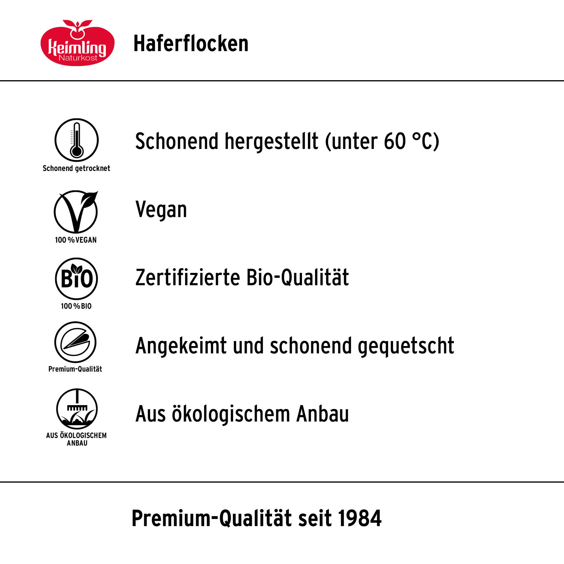Haferflocken, bio 400 g Haferflocken, bio 400 g