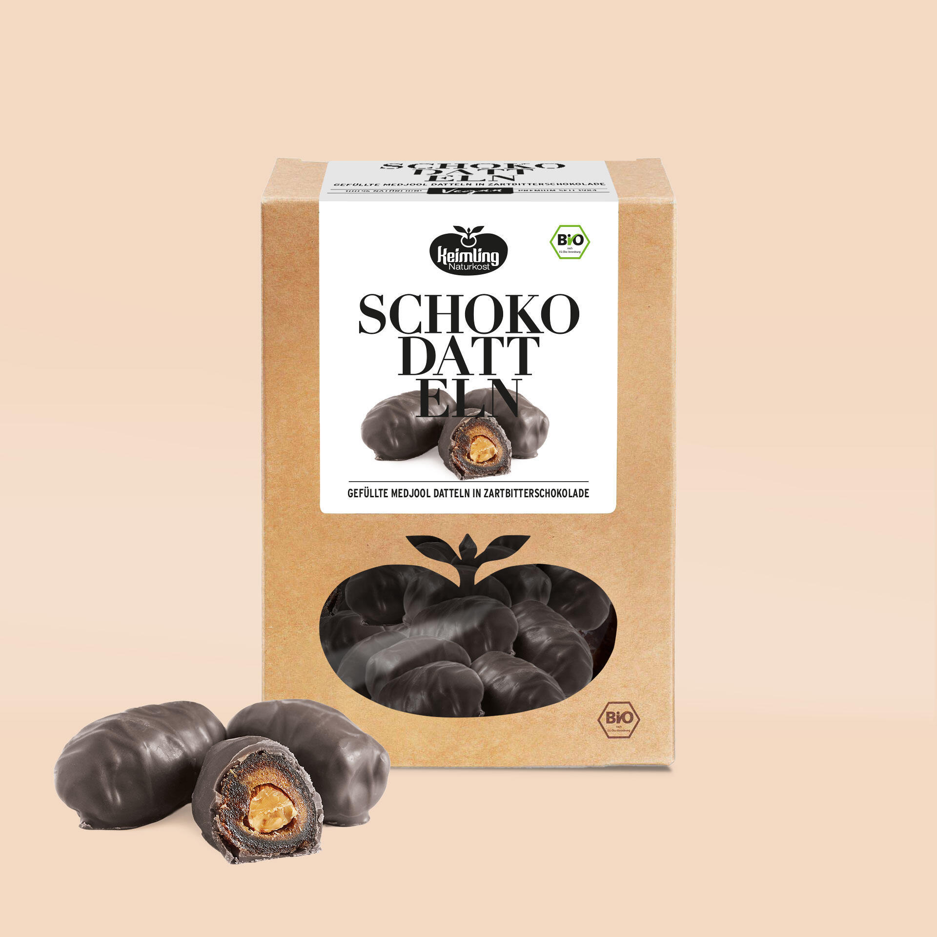 Schokodatteln, bio