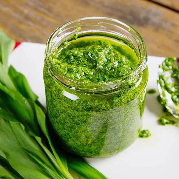 Bärlauch Pesto mit dem Tribest Personal Blender Bärlauch Pesto mit dem Tribest Personal Blender