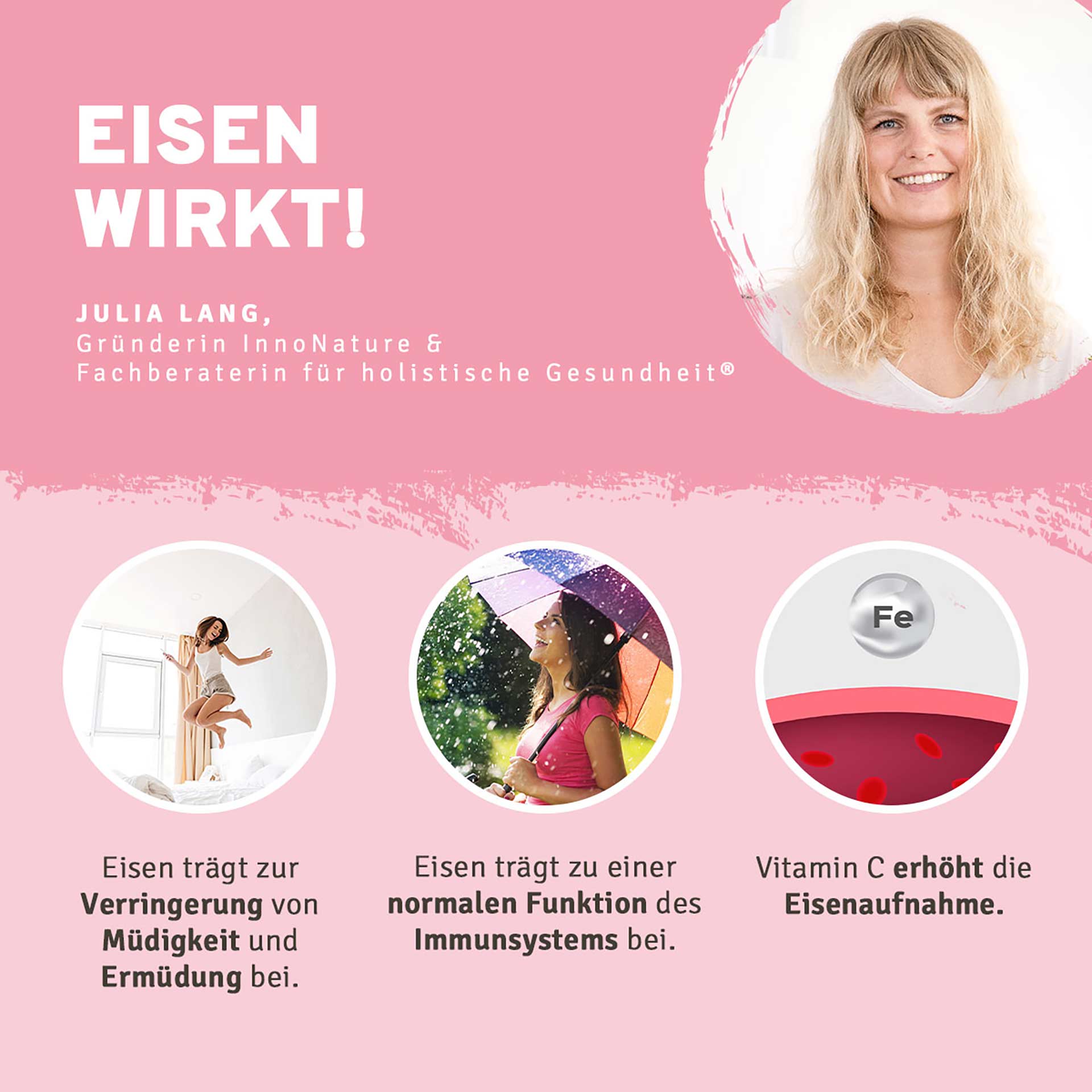 Innonature Eisen + Vit. C Kapseln, 120 Tabl.94.4 g Innonature Eisen + Vit. C Kapseln, 120 Tabl.94.4 g