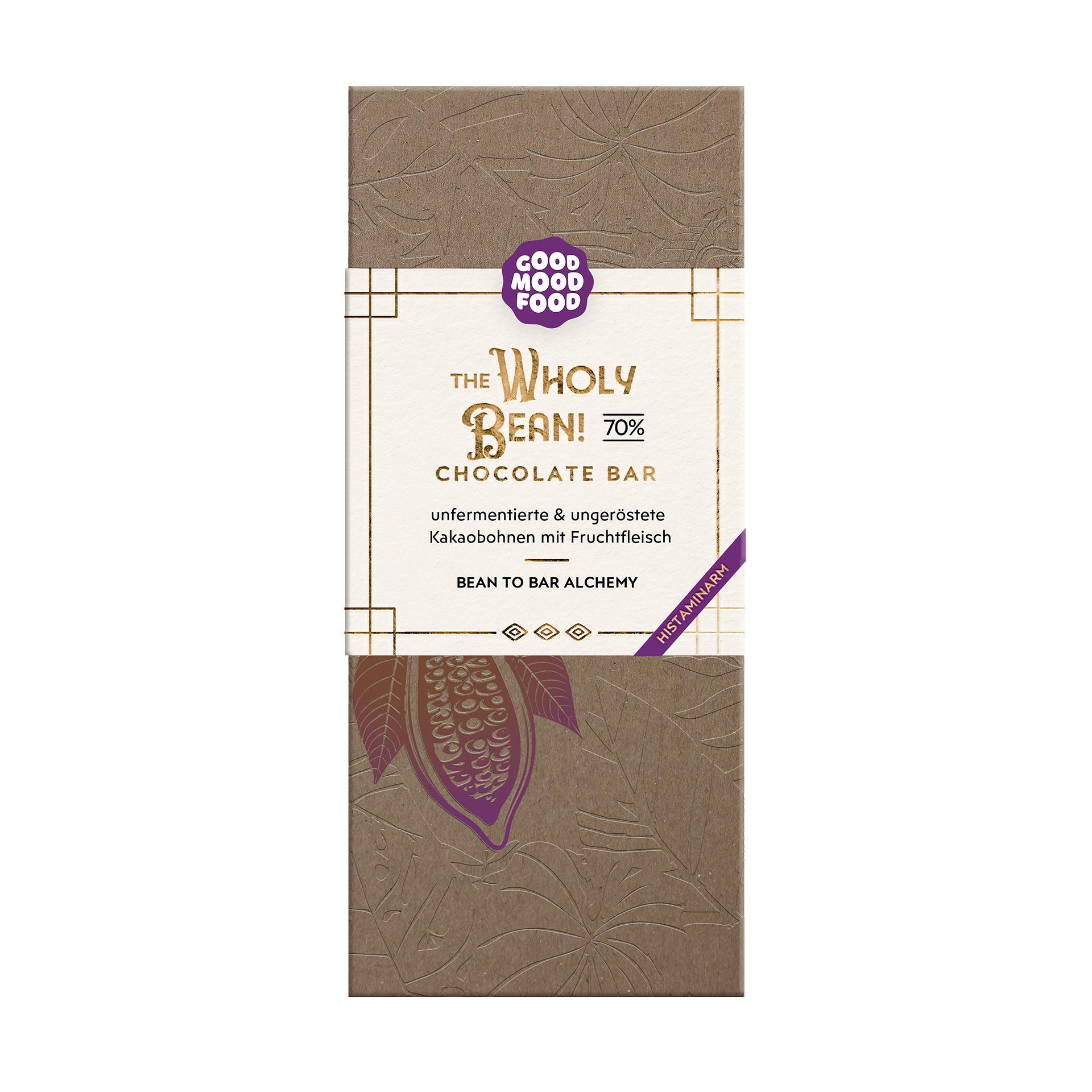 The Wholy Bean! Chocolate Bar, bio 70 g The Wholy Bean! Chocolate Bar, bio 70 g