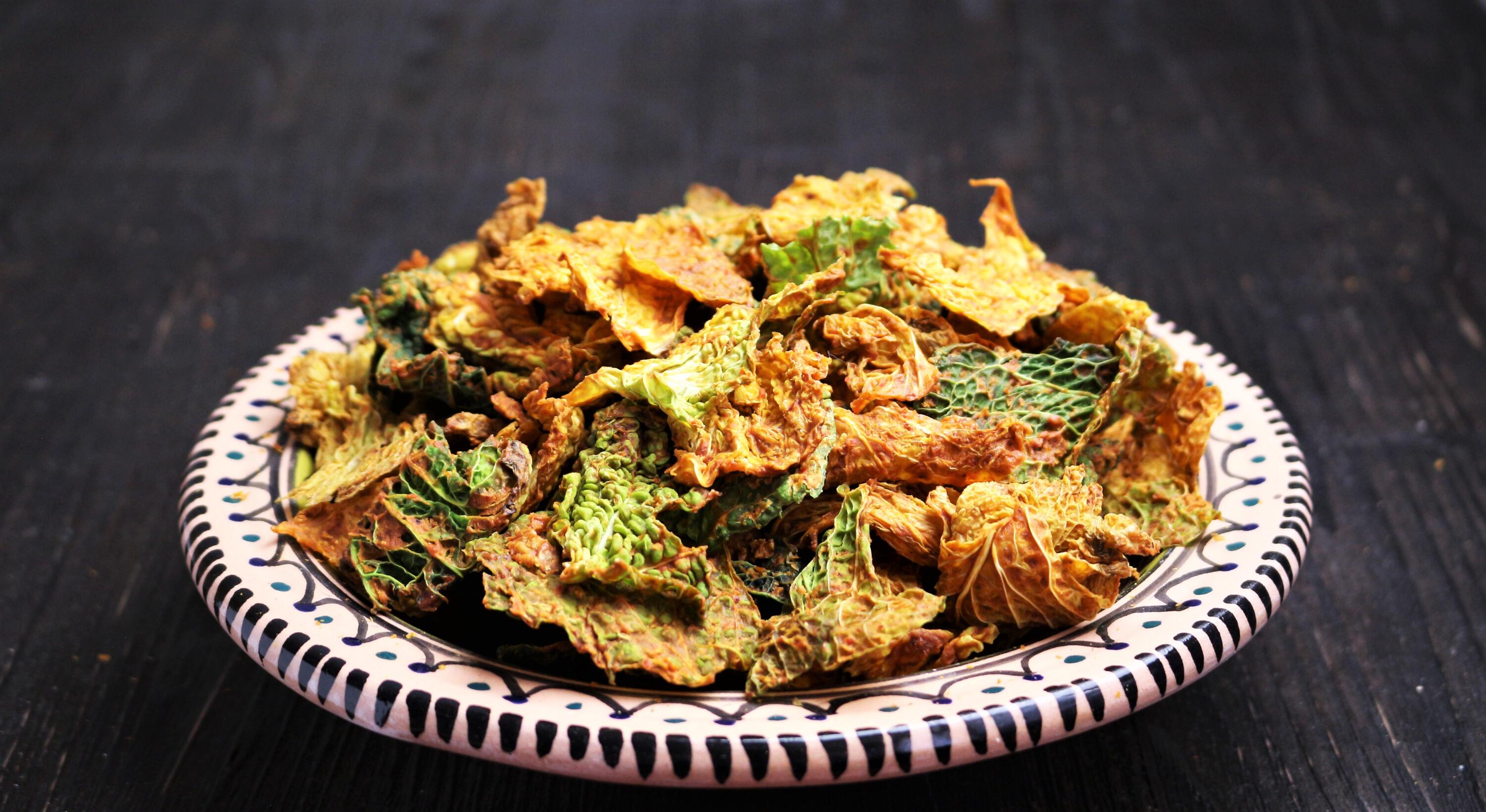 Rohkost-Rezept: Mexikanische Chipotle Wirsingchips
