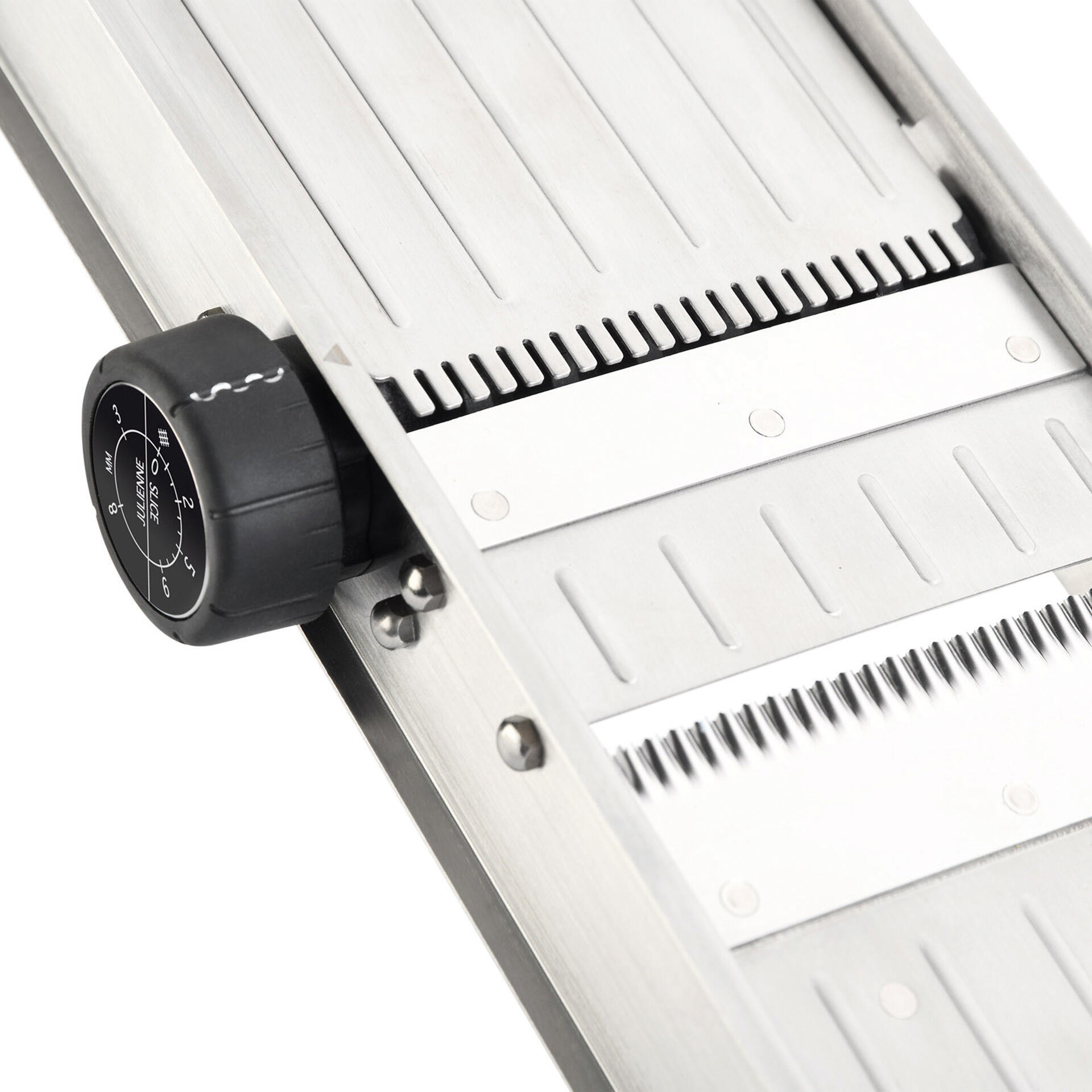 Profi-Mandoline aus Edelstahl neuwertig, ohne Gebrauchsspuren