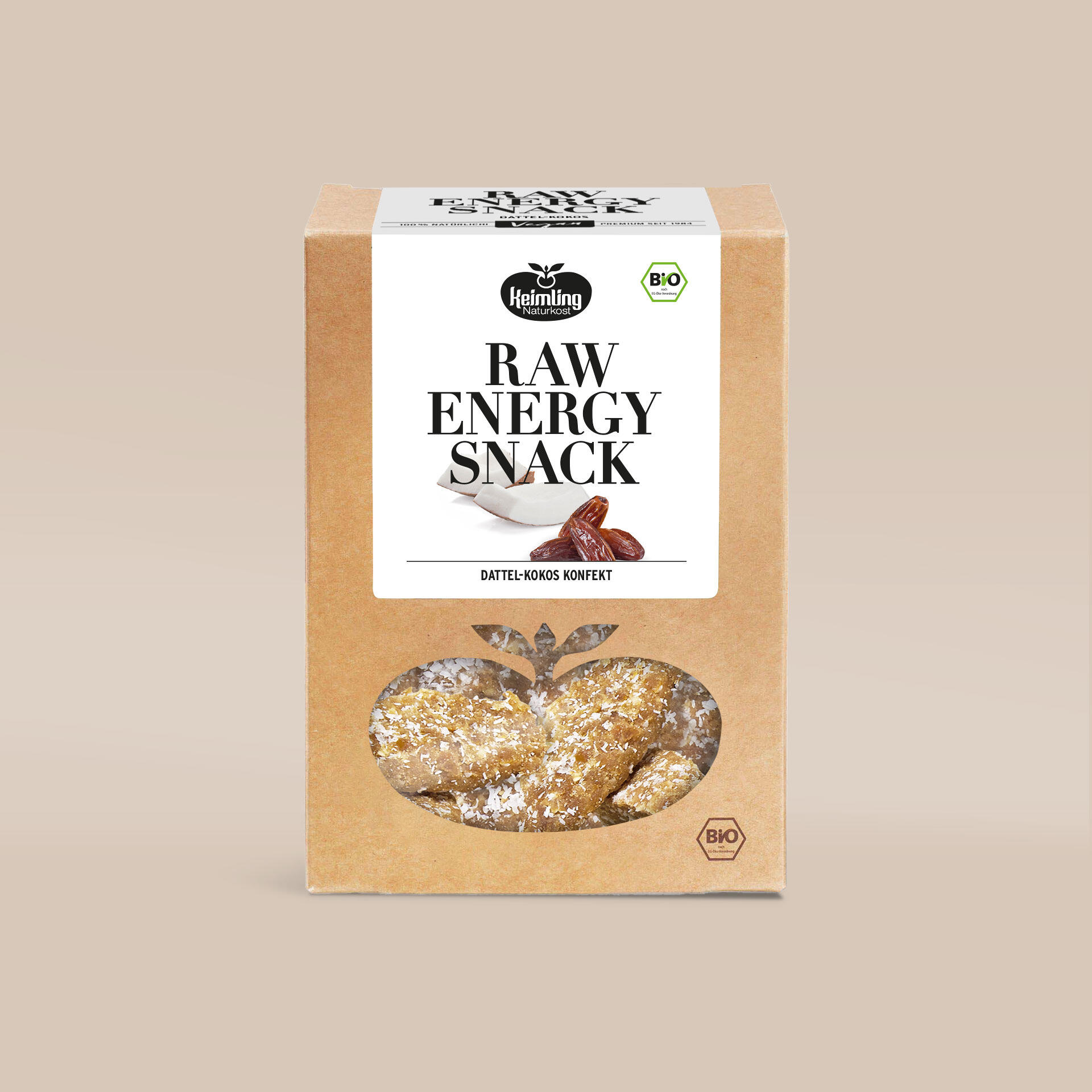 Raw Energy Snack Dattel-Kokos, bio 500 g
