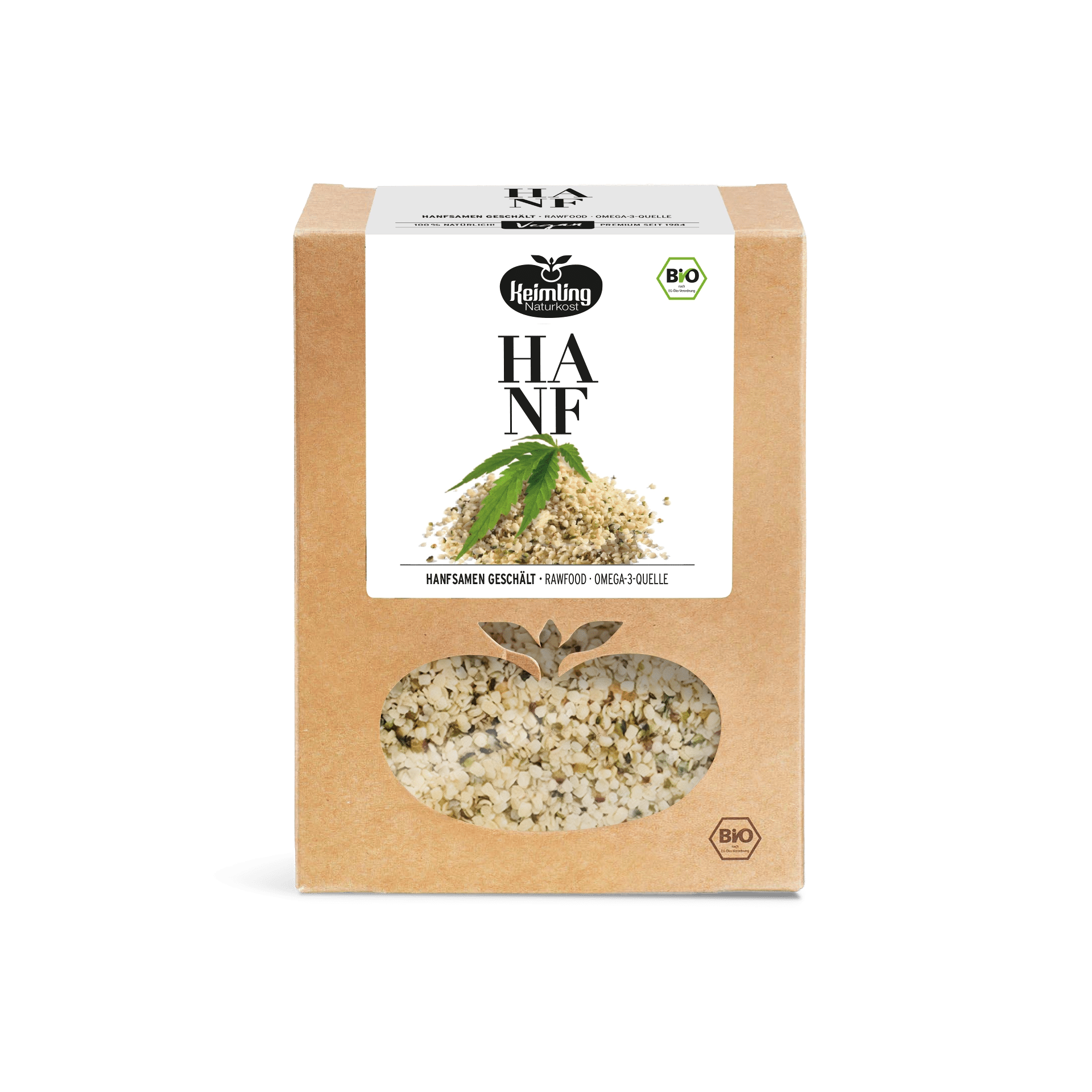 Hanfsamen geschält, bio 200 g