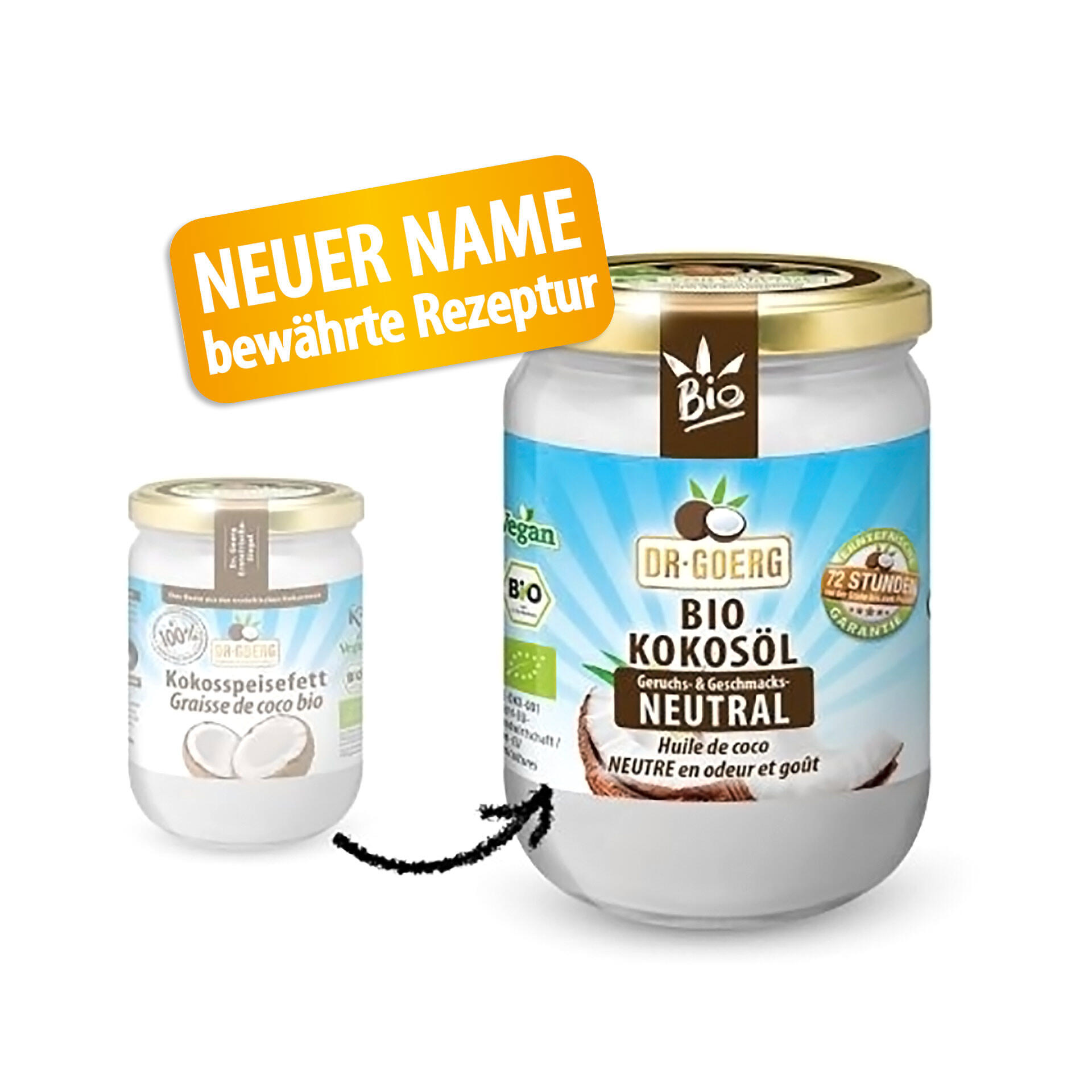 Kokosöl Neutral, bio 500 ml Kokosöl Neutral, bio 500 ml