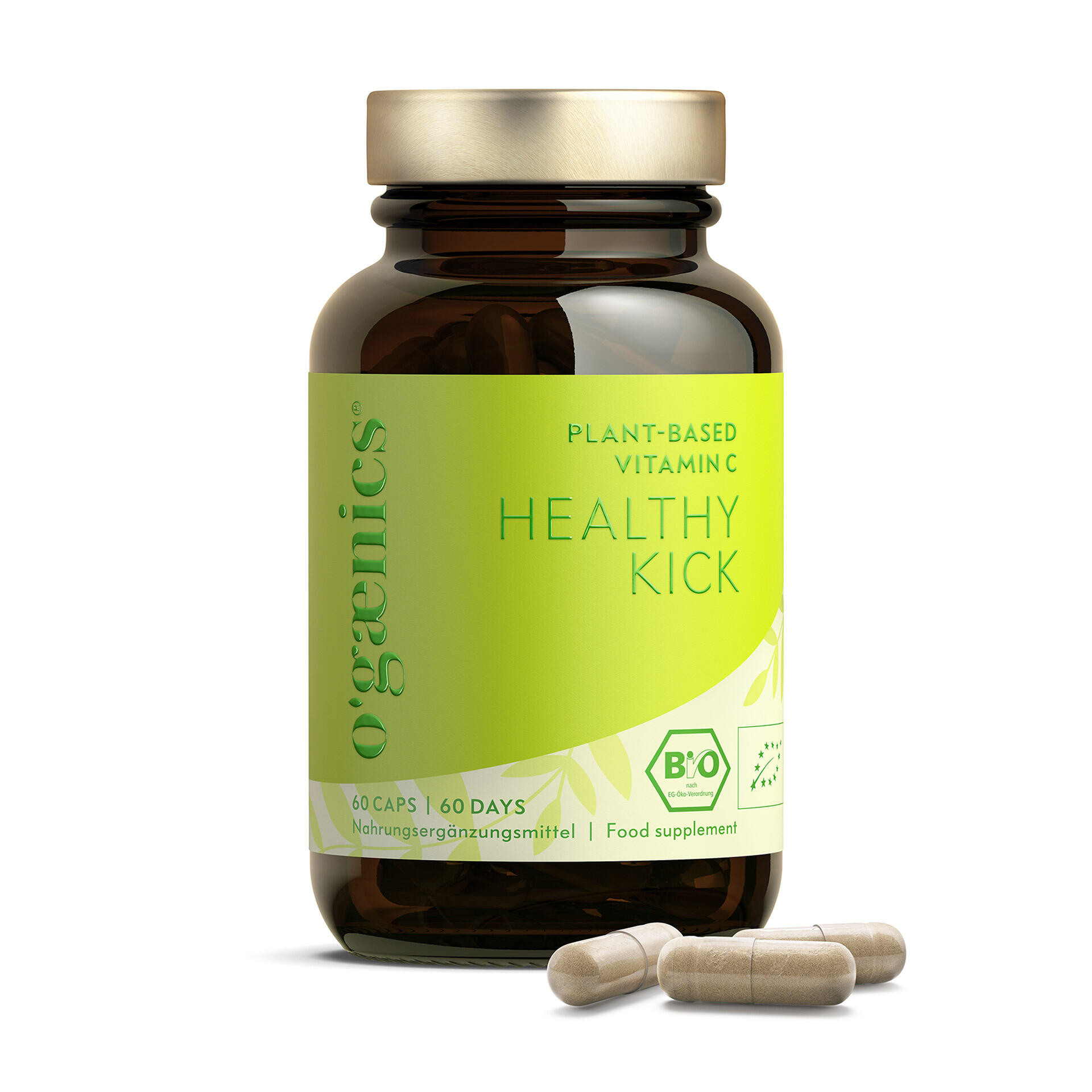Ogaenics HEALTHY KICK Plant-based Vitamin C, bio 60 Kapseln