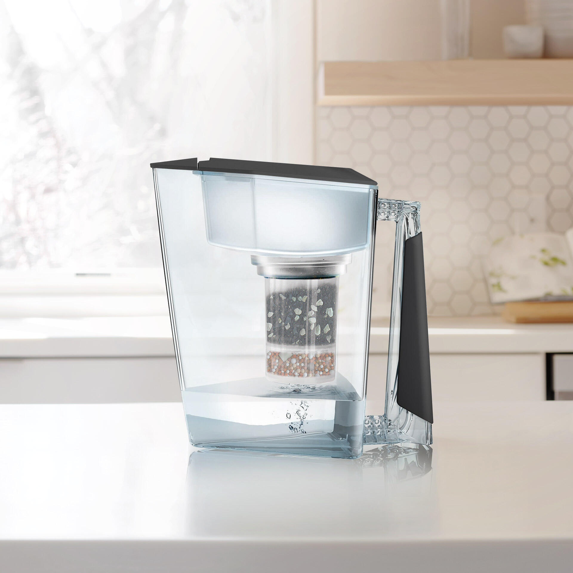 Maunawai Kini Kannenwasserfilter Schwarz