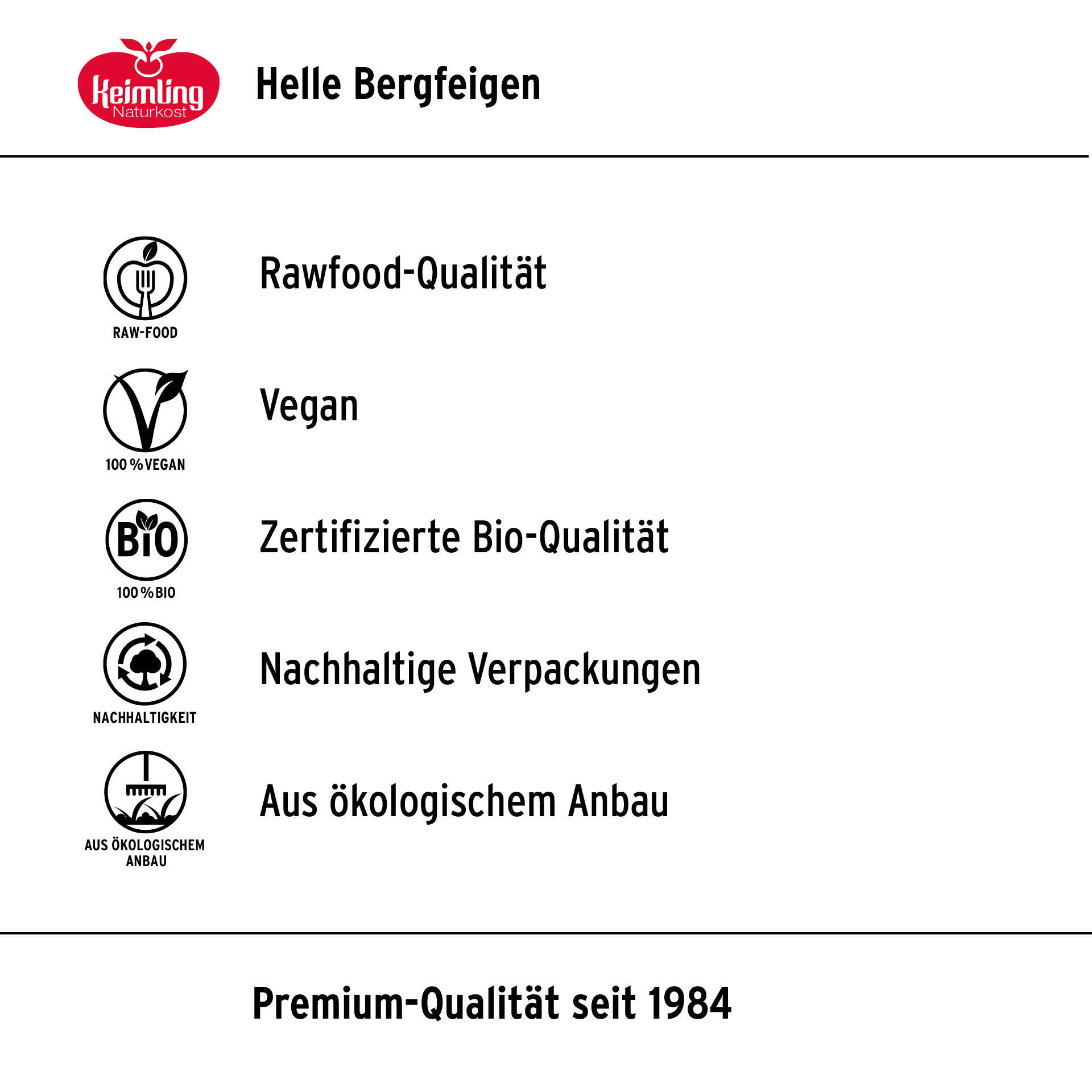 Helle Bergfeigen, bio 400 g Helle Bergfeigen, bio 400 g