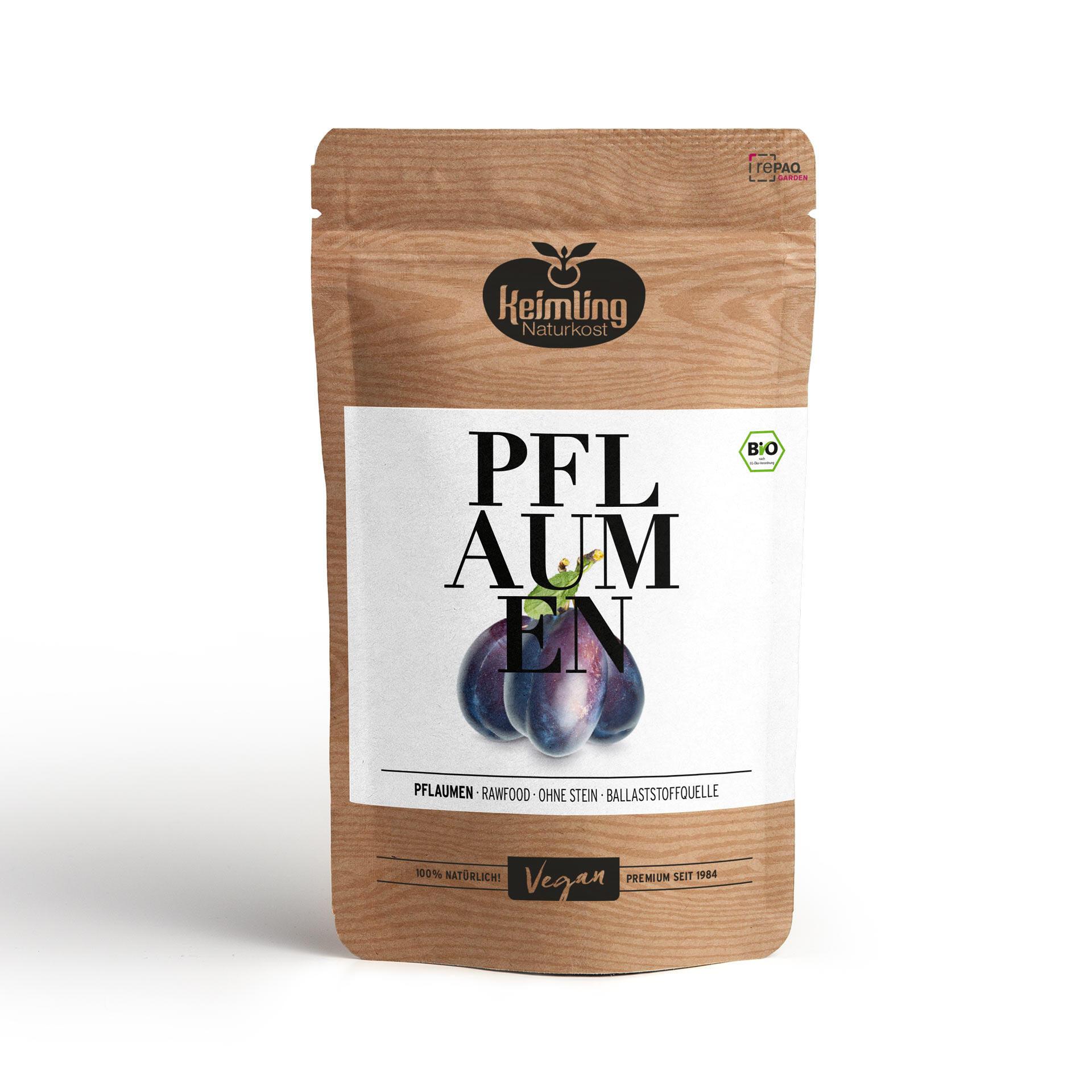 Pflaumen ohne Stein, bio 350 g Pflaumen ohne Stein, bio 350 g