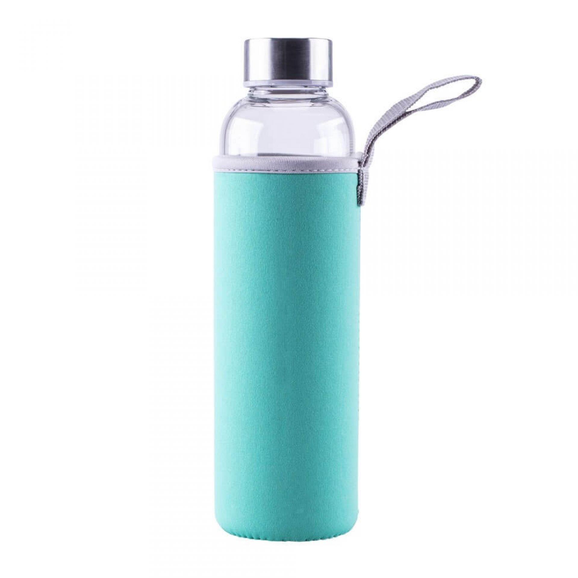 Gratis Glastrinkflasche Türkies