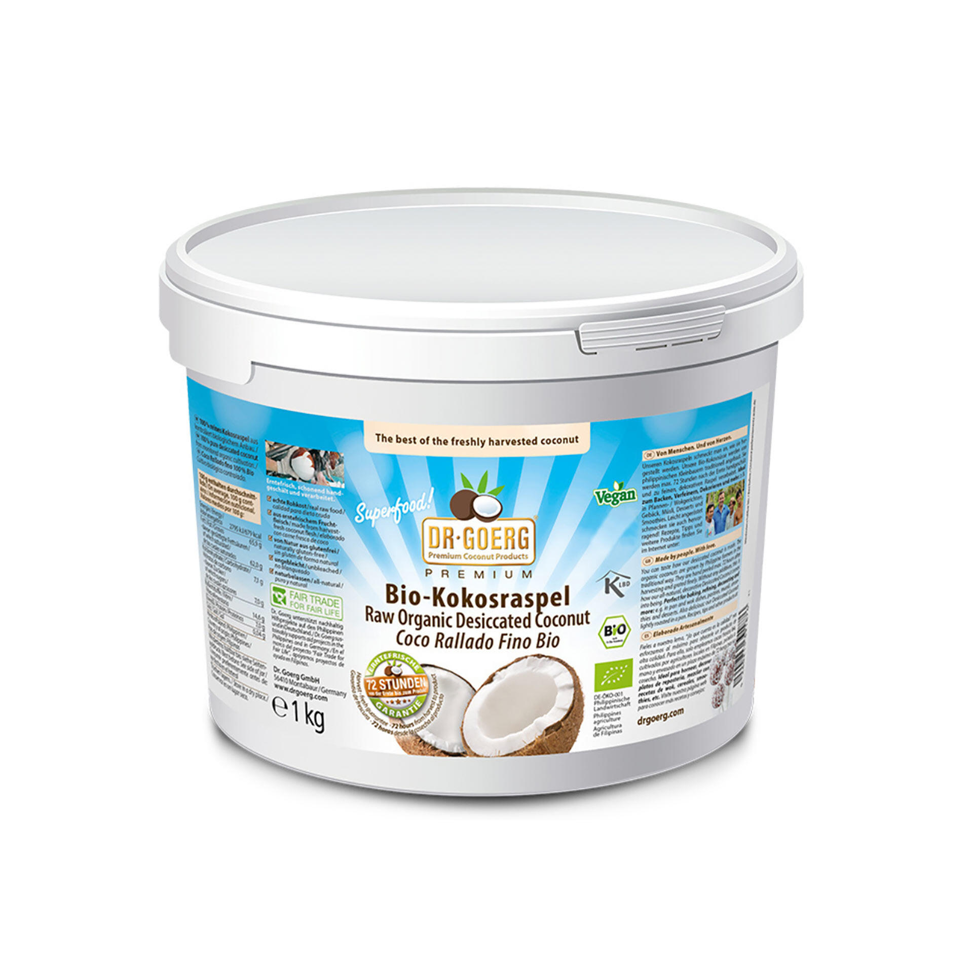 Dr. Goerg Kokosraspeln, bio 1 kg Dr. Goerg Kokosraspeln, bio 1 kg