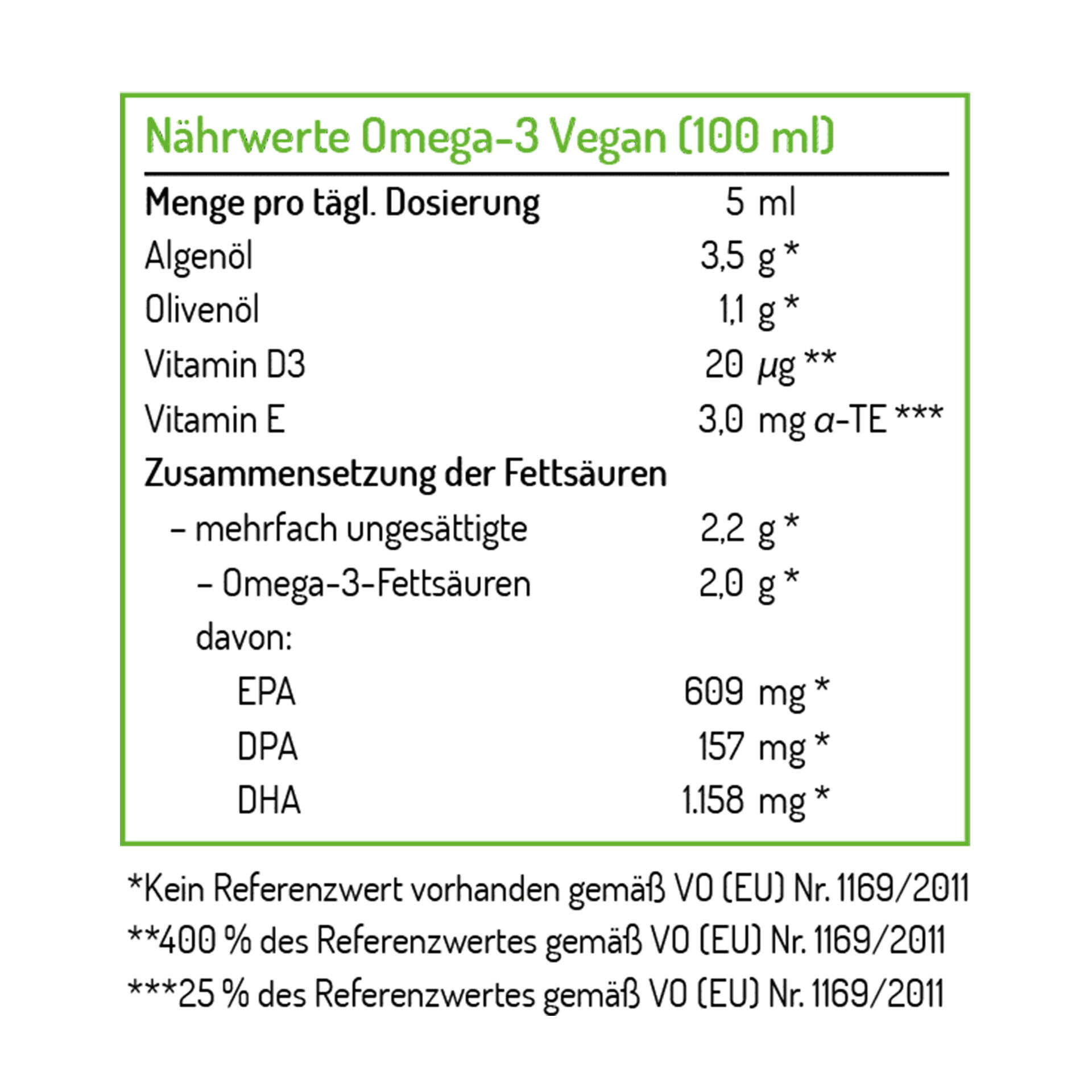 Norsan Omega 3 Vegan, 100 ml