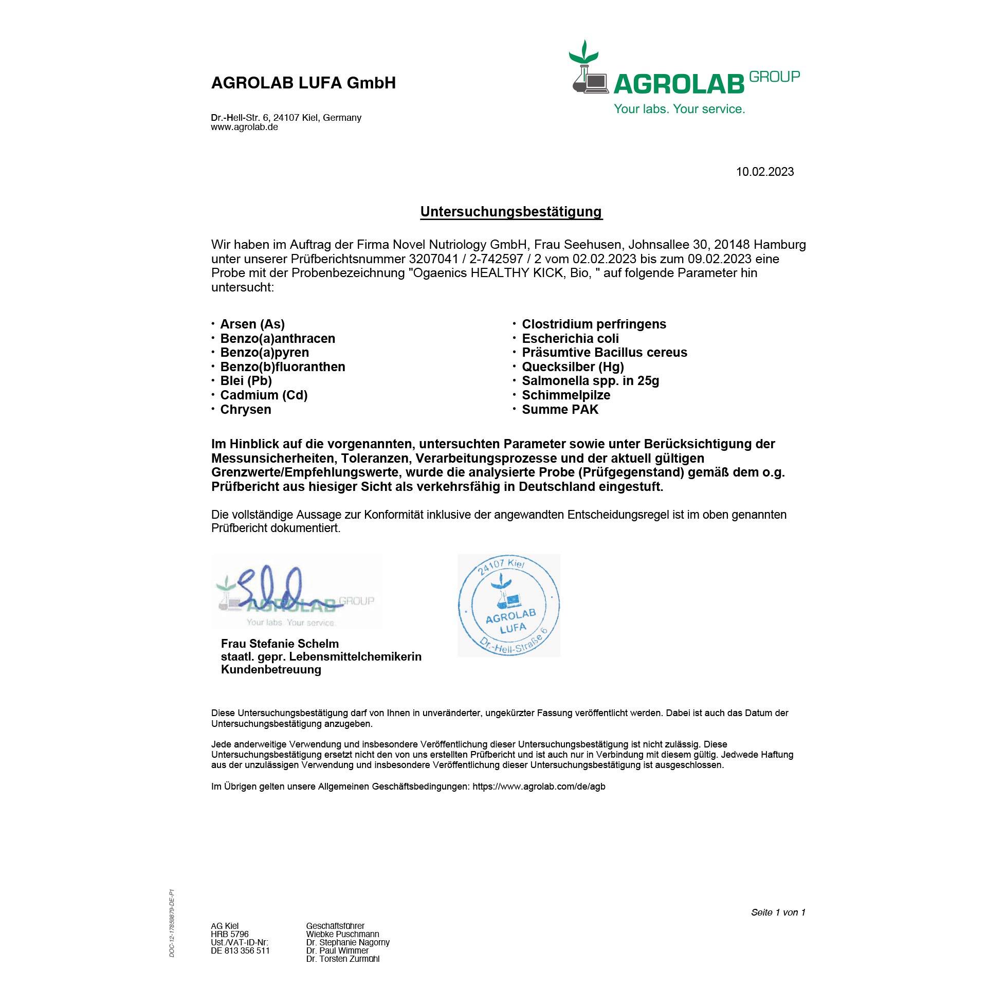 Ogaenics HEALTHY KICK Plant-based Vitamin C, bio 60 Kapseln