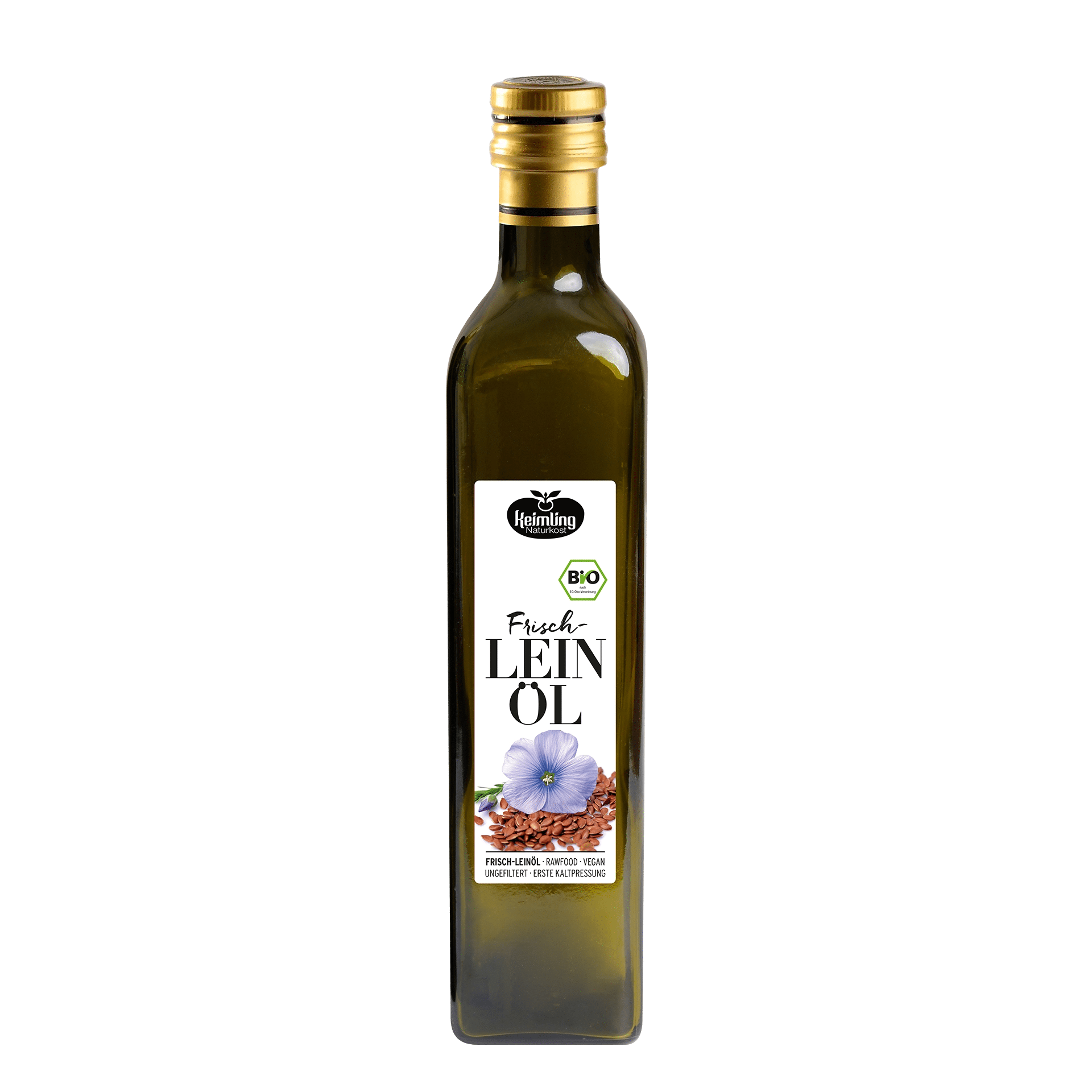 Fresh linseed oil, organic 500 ml