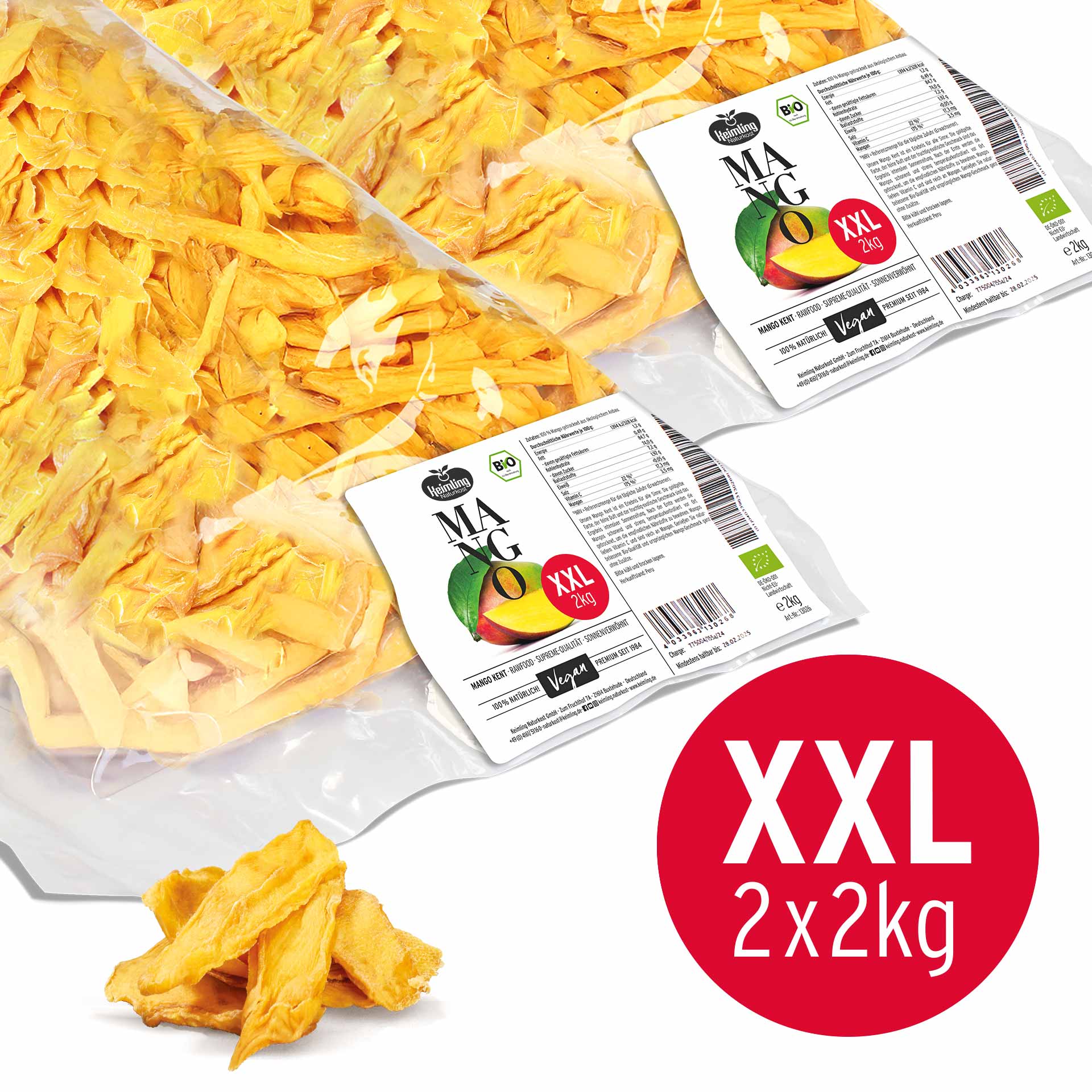 Mango Kent, bio 4 kg