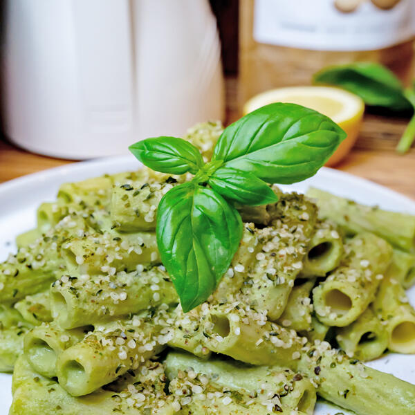 Cremiges Pesto mit Bohnen &amp; Basilikum - Vielseitiges Rezept