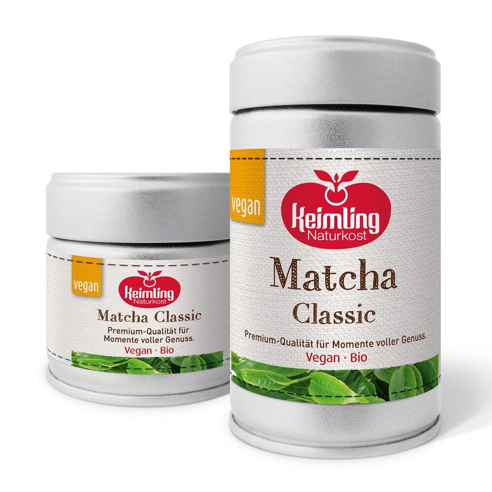 Keimling Matcha Classic 30 g und 80 g Dose