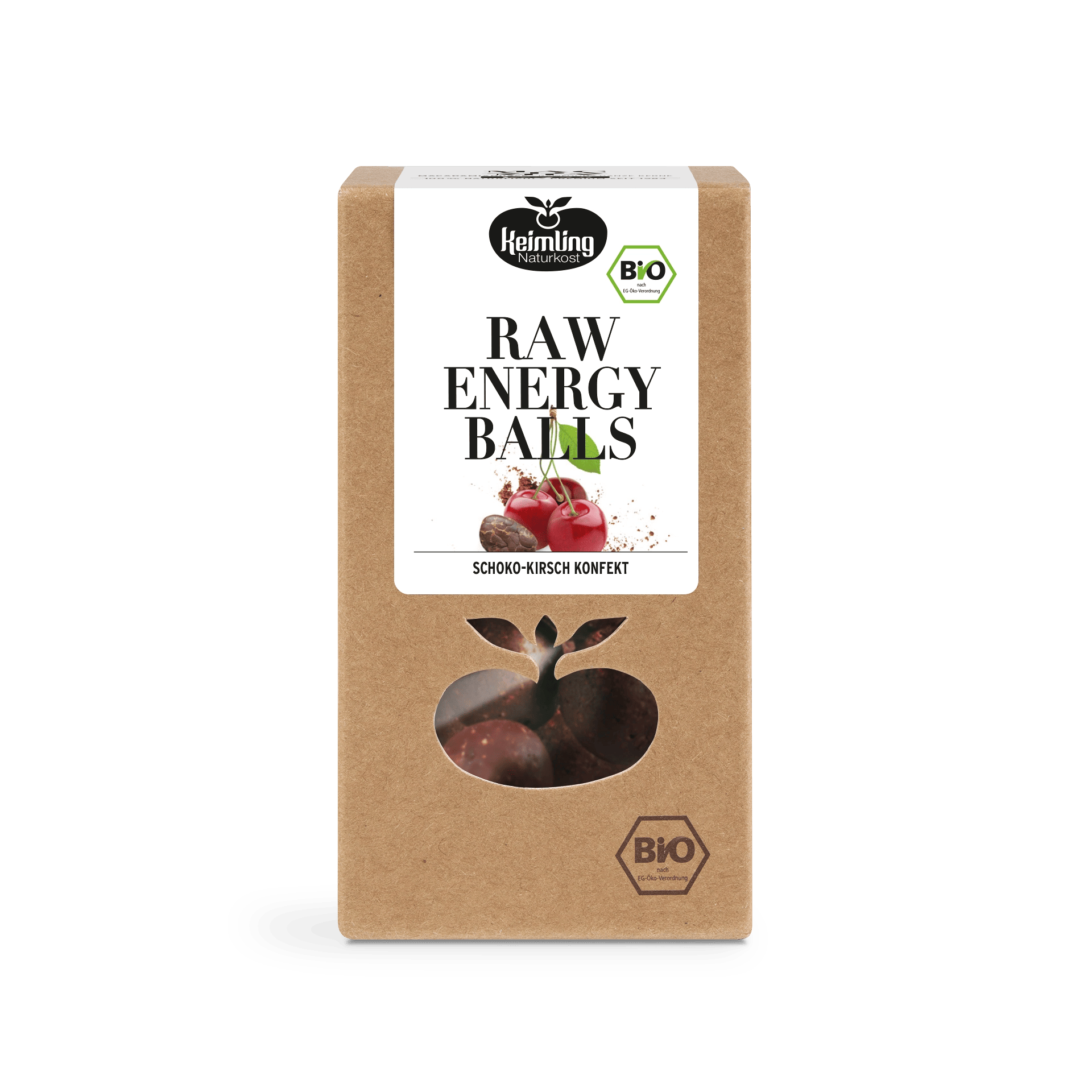 Raw Energy Balls Schoko-Kirsch