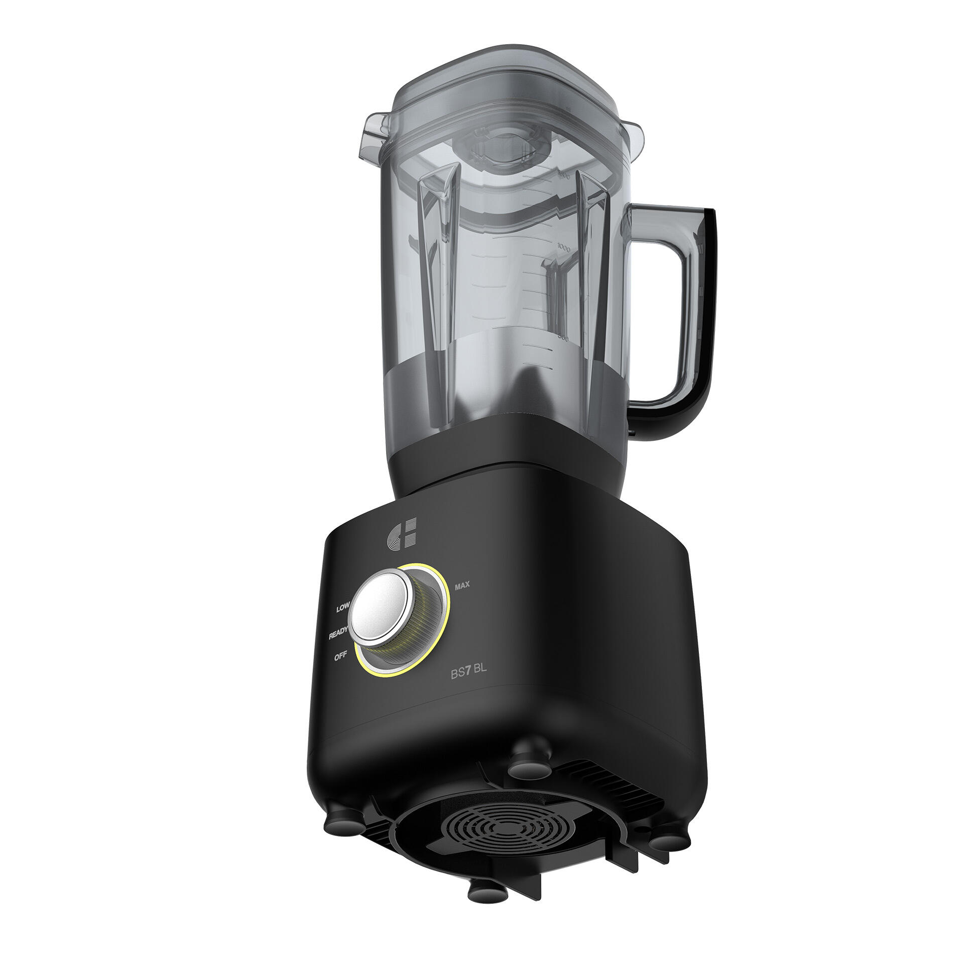 CI BS7 Power Blender schwarz aus Froschperspektive