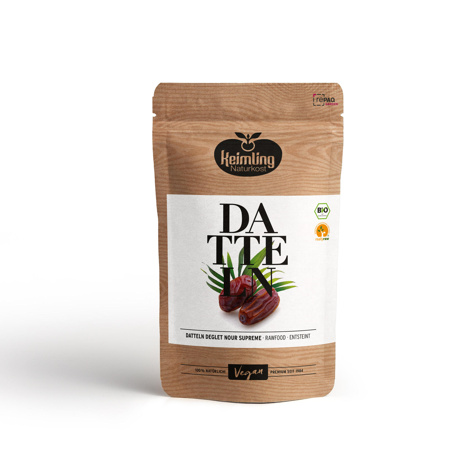 Datteln Deglet Nour Supreme, bio 400 g online kaufen im Keimling Shop