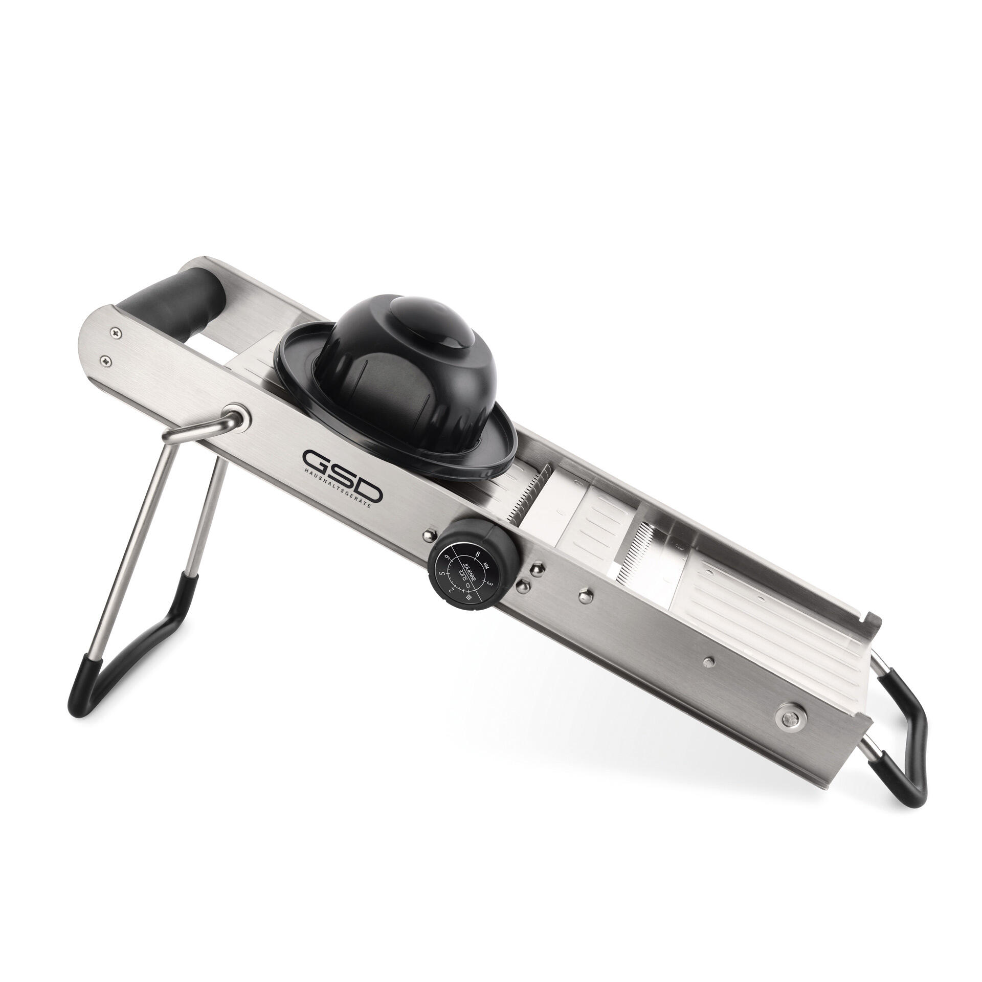 Profi-Mandoline aus Edelstahl neuwertig, ohne Gebrauchsspuren